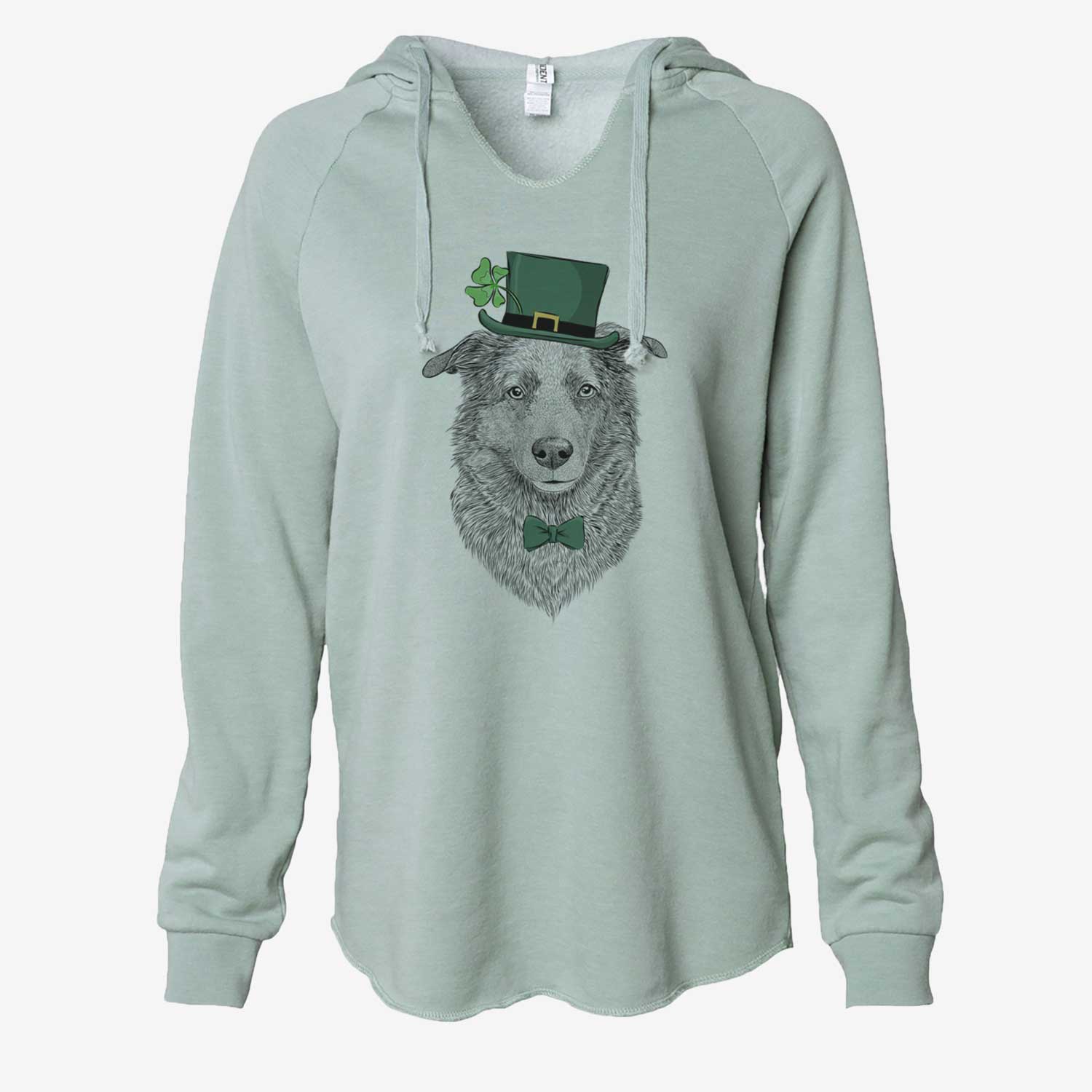 St. Patrick's Radar the Mixed Breed - Cali Wave Hooded Sweatshirt