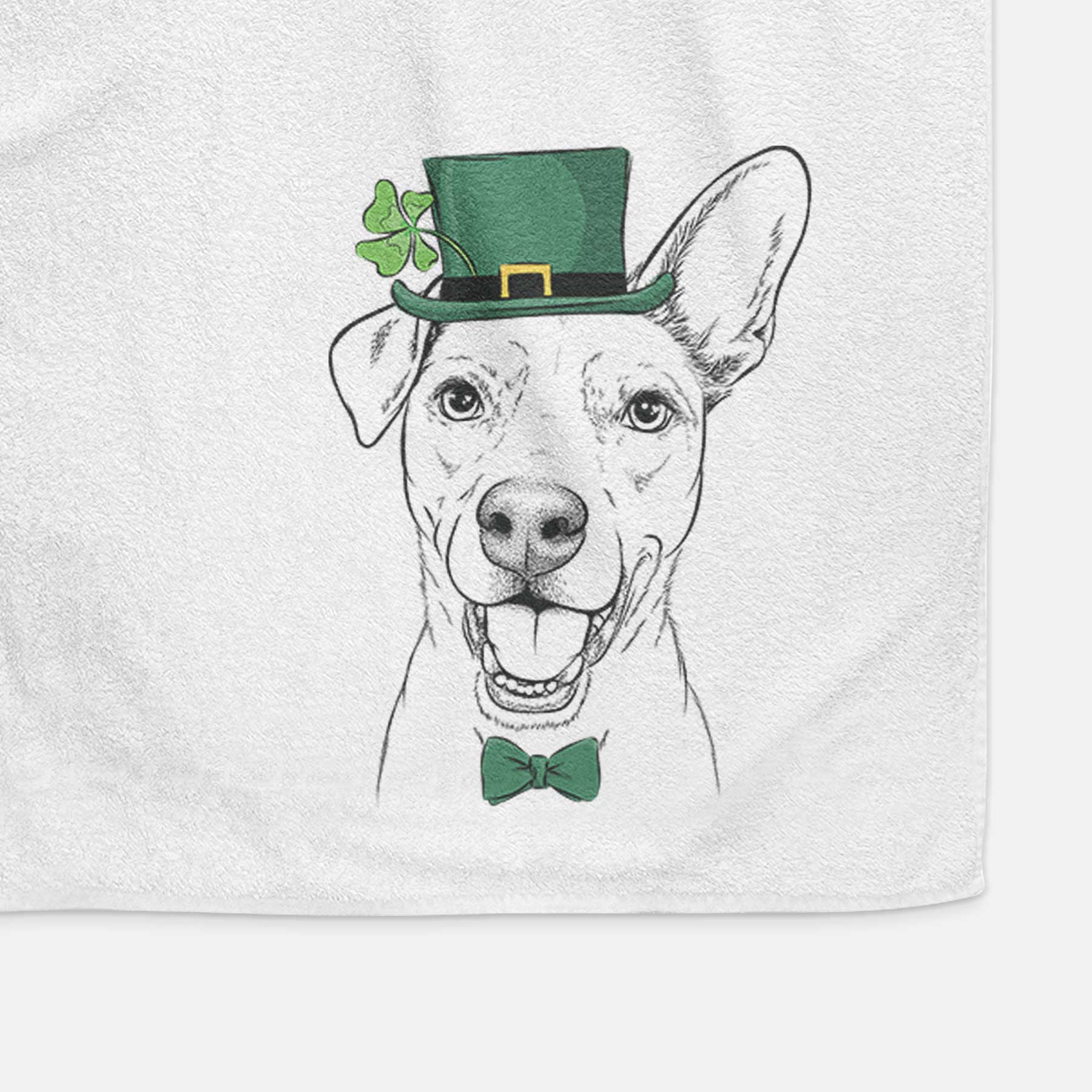 Radar the Pitbull Mix Decorative Hand Towel