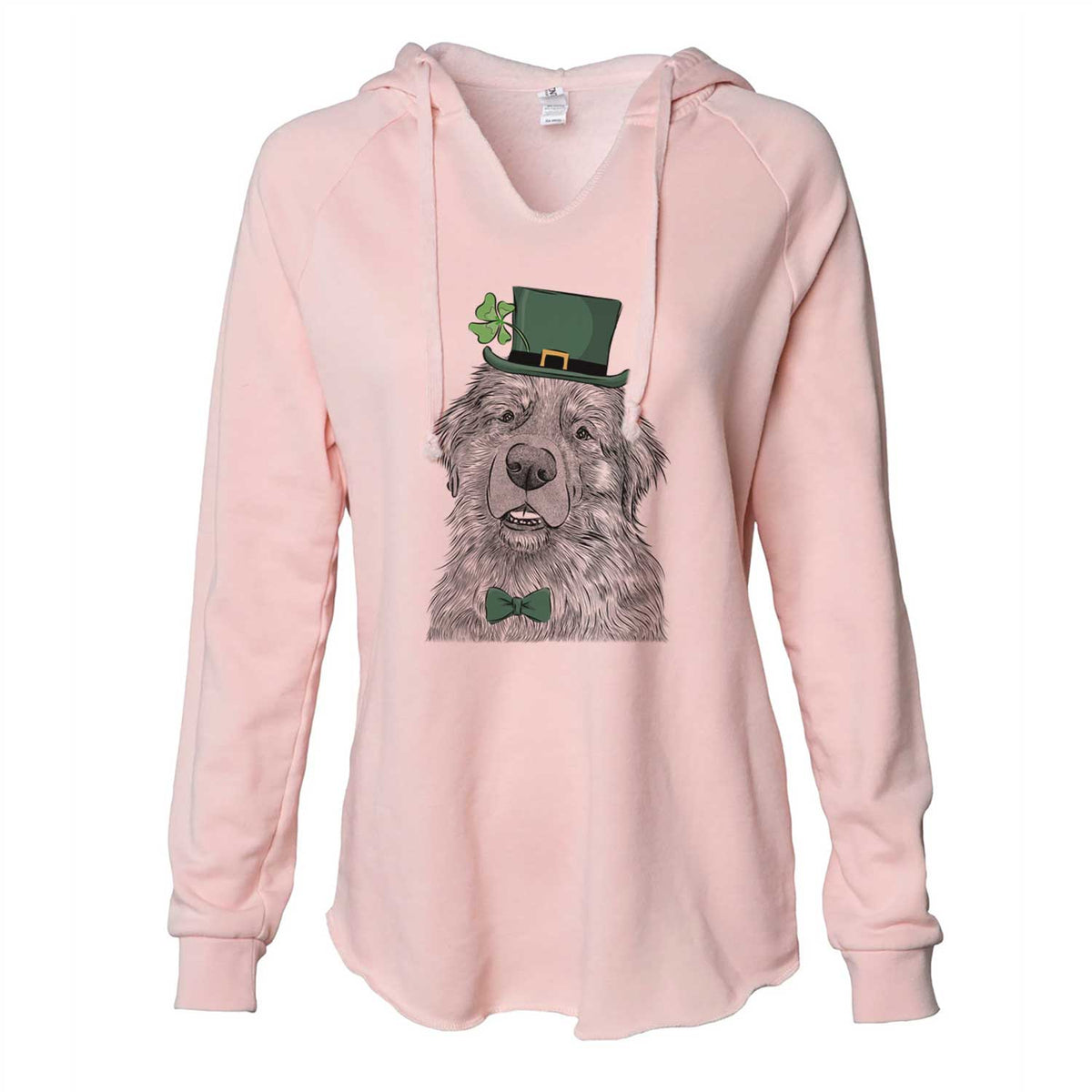 St. Patrick's Ralph the Leonberger - Cali Wave Hooded Sweatshirt