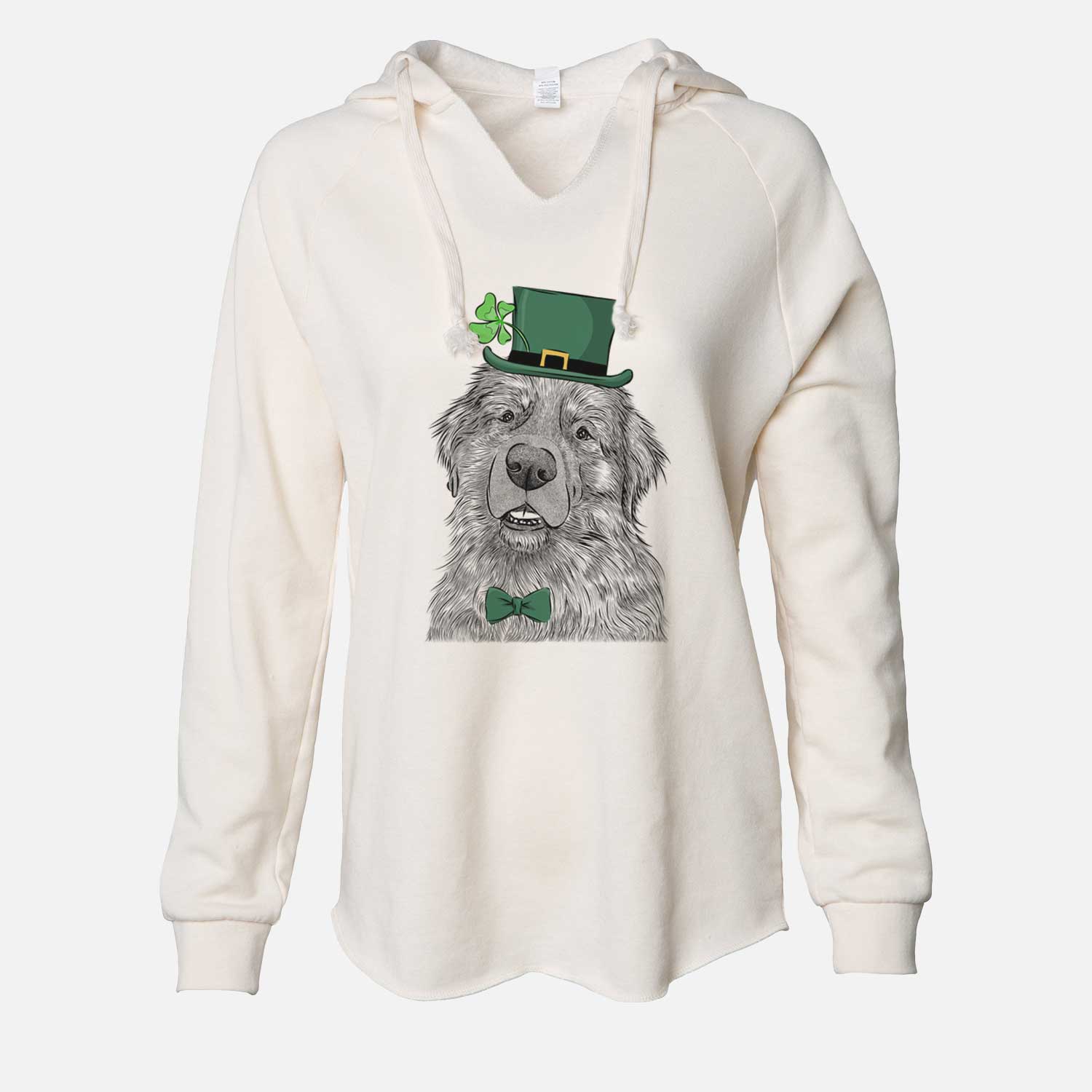 St. Patrick's Ralph the Leonberger - Cali Wave Hooded Sweatshirt