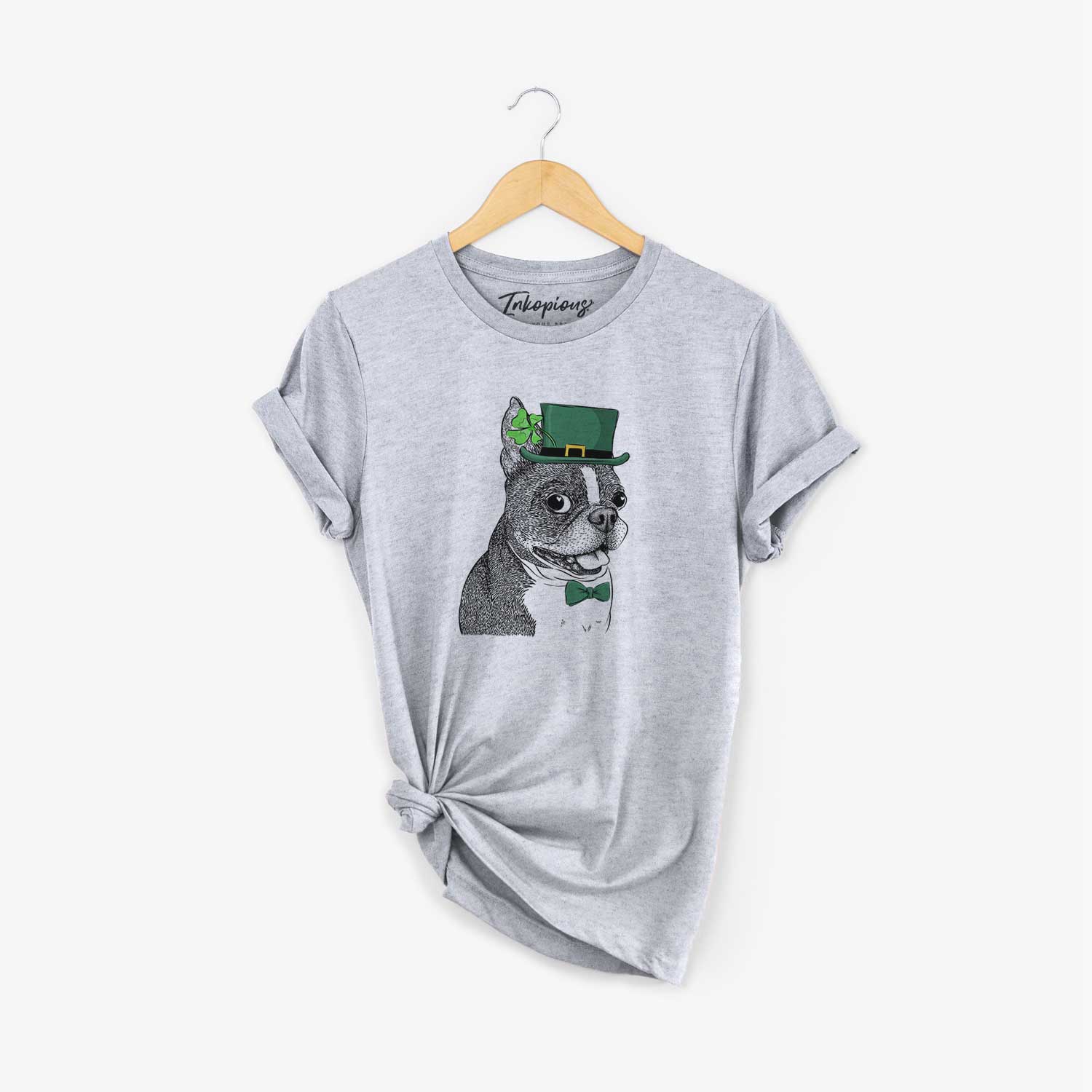 St. Patrick's Ralphie the Boston Terrier - Unisex Crewneck