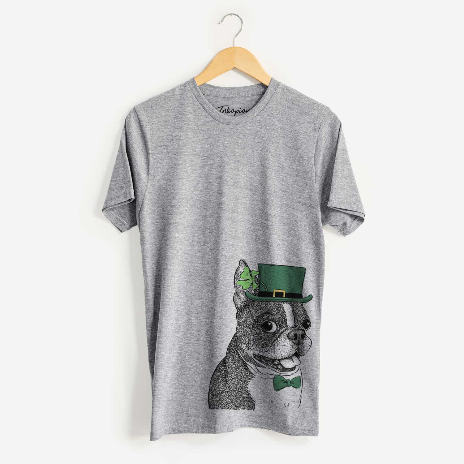 St. Patrick's Ralphie the Boston Terrier - Unisex Crewneck