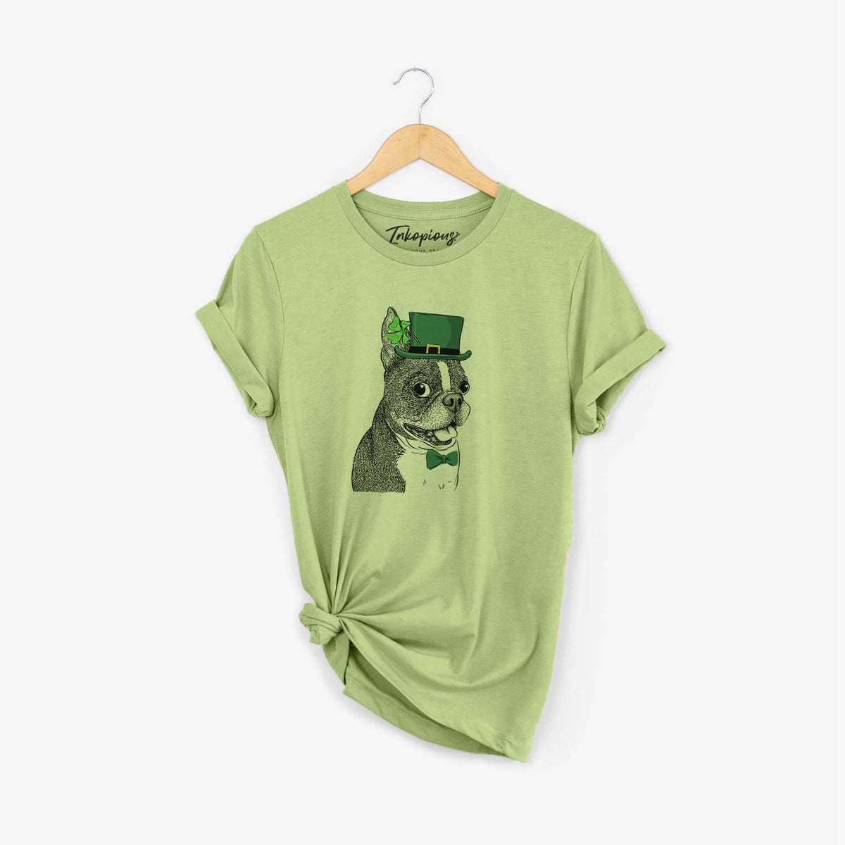 St. Patrick&#39;s Ralphie the Boston Terrier - Unisex Crewneck