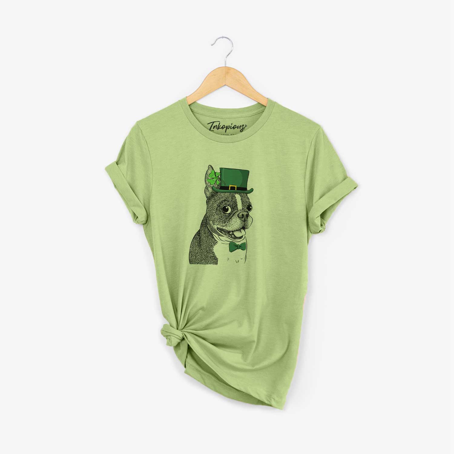 St. Patrick's Ralphie the Boston Terrier - Unisex Crewneck