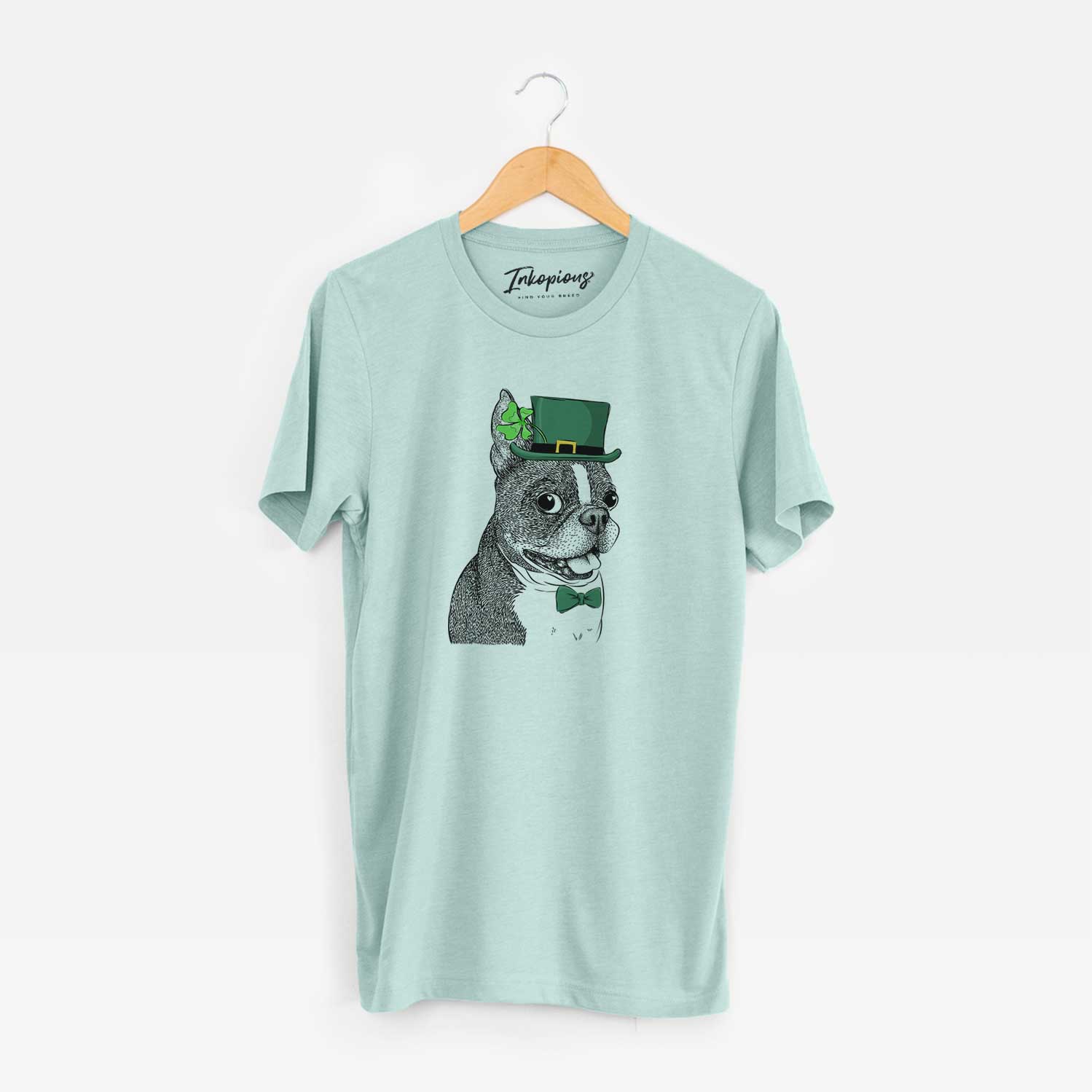 St. Patrick's Ralphie the Boston Terrier - Unisex Crewneck