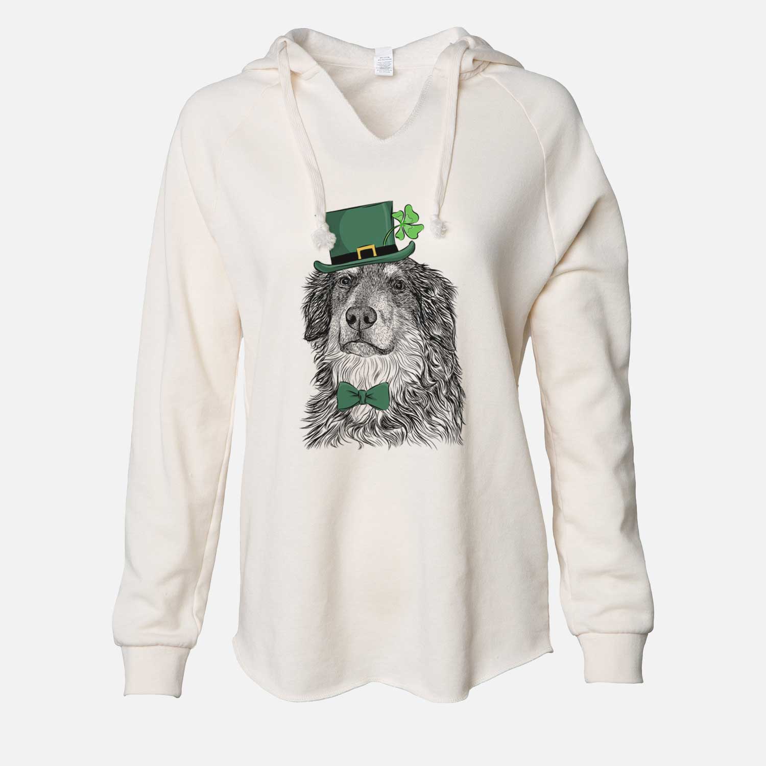 St. Patrick's Ranger the Mixed Breed - Cali Wave Hooded Sweatshirt