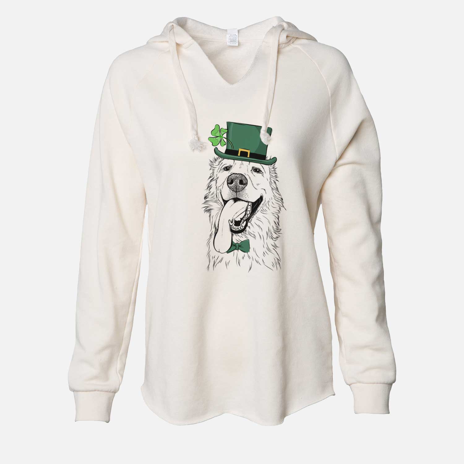 St. Patrick's Ranger the Mixed Breed - Cali Wave Hooded Sweatshirt