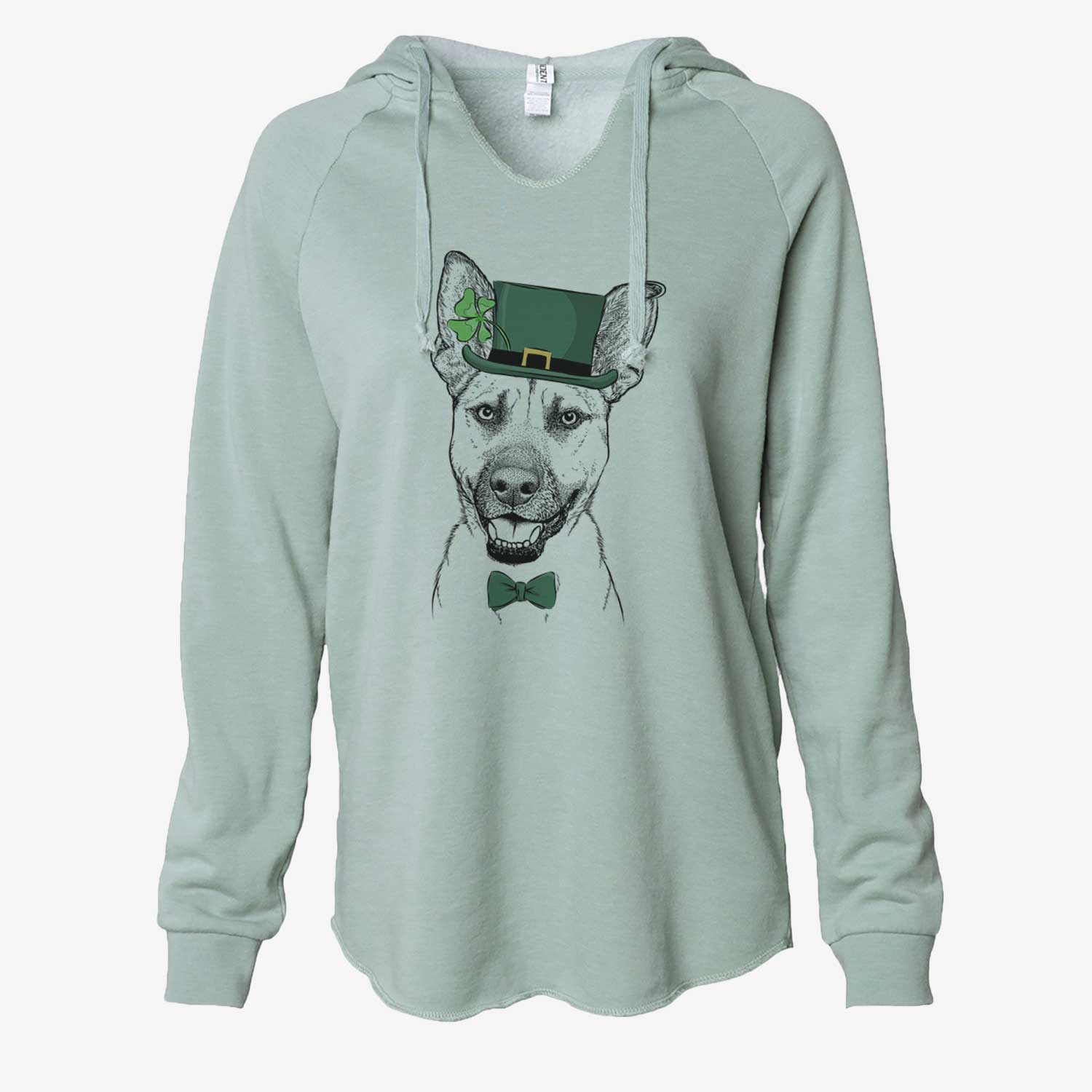 St. Patrick's Remus the German Shepherd Mix - Cali Wave Hooded Sweatshirt