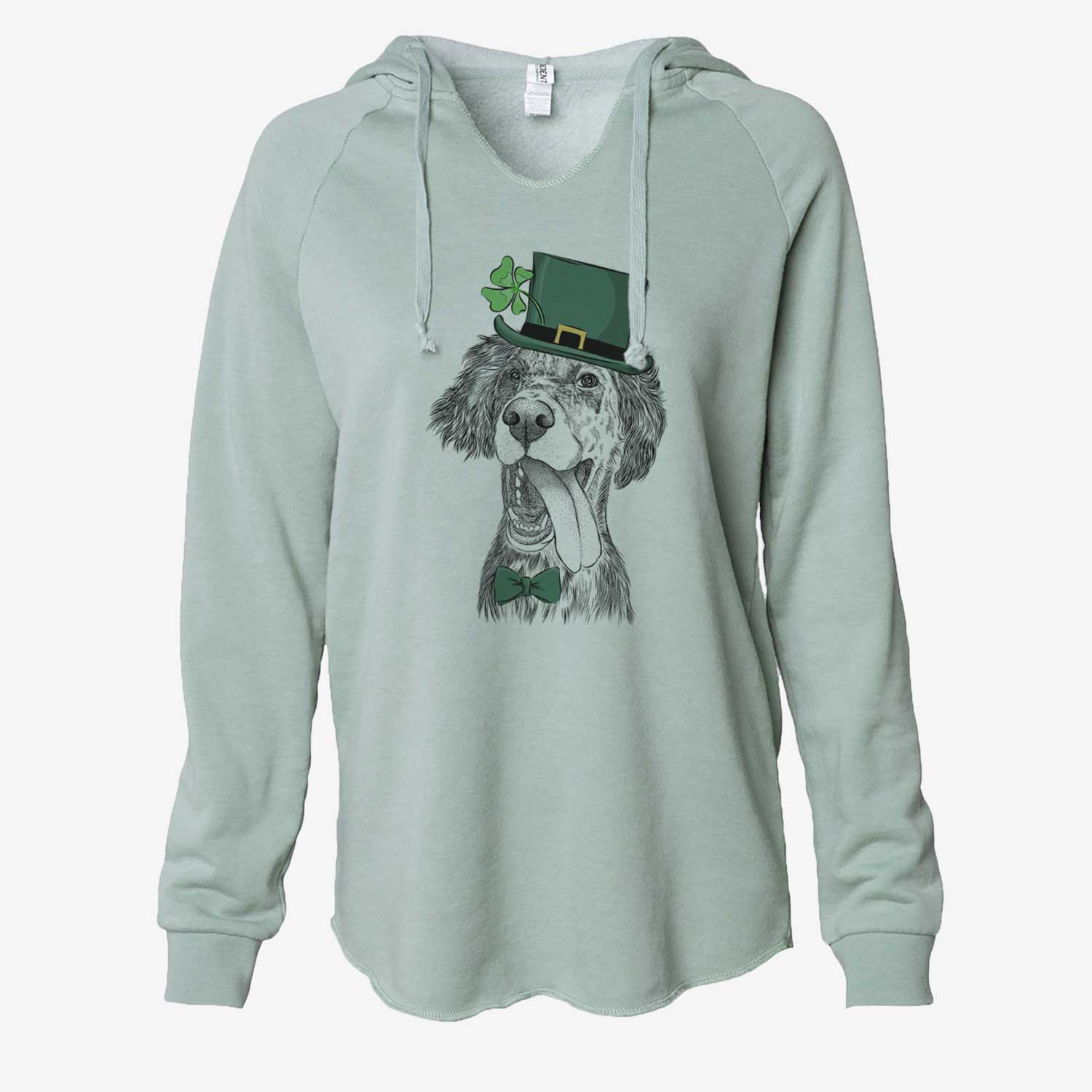 St. Patrick's Renly the English Setter - Cali Wave Hooded Sweatshirt