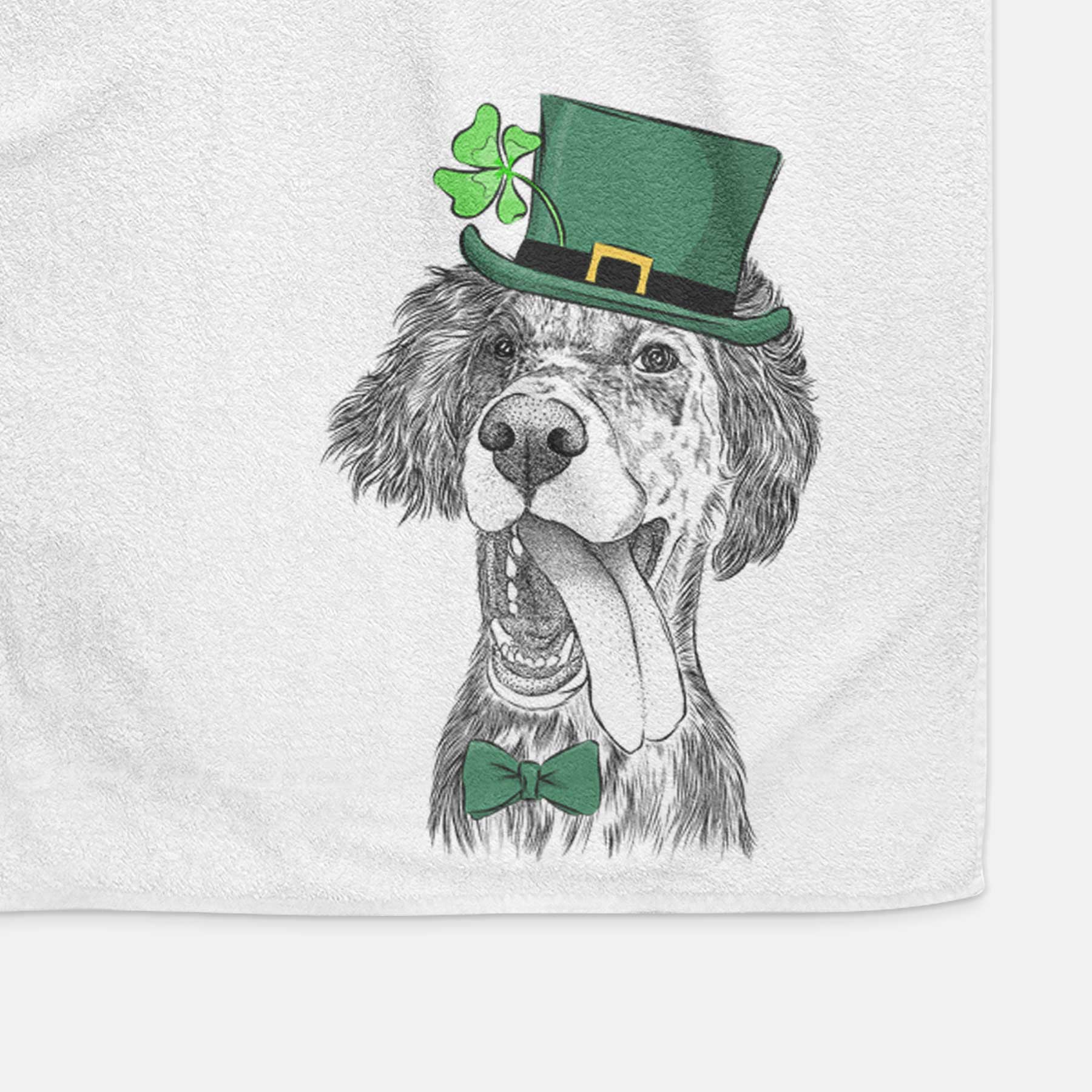 Renly the English Setter Decorative Hand Towel