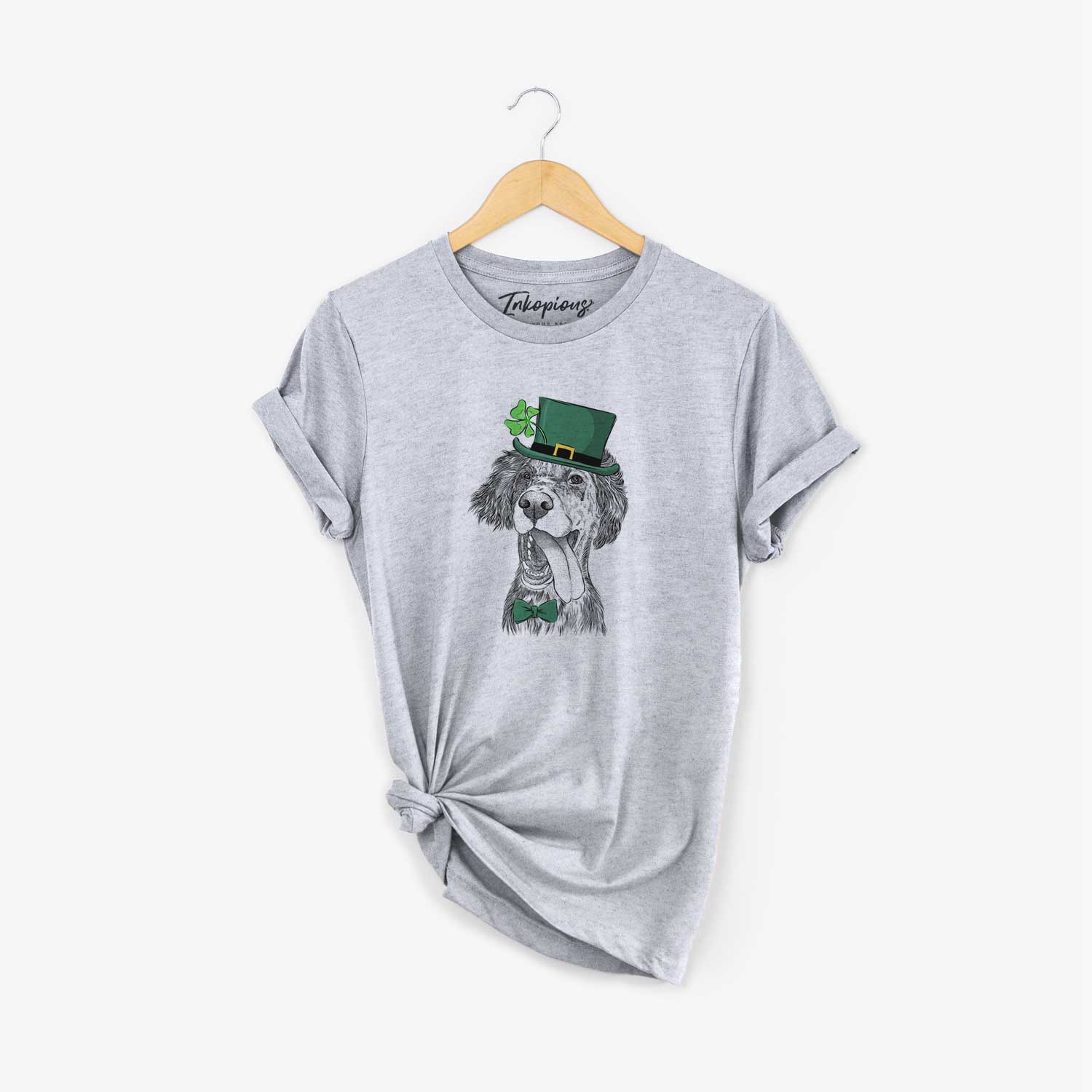 St. Patrick's Renly the English Setter - Unisex Crewneck