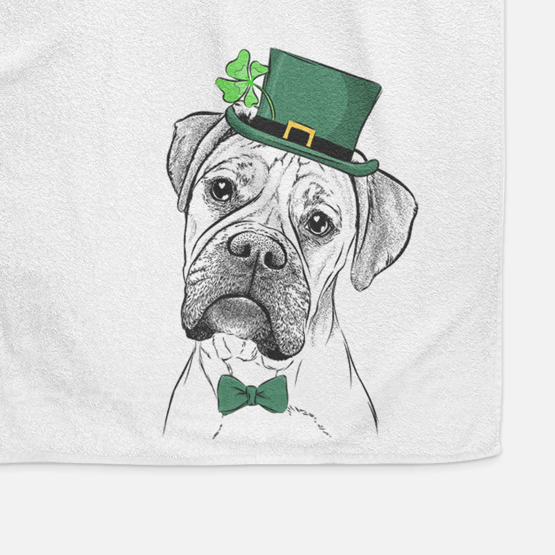 Reuby the Boxer Decorative Hand Towel