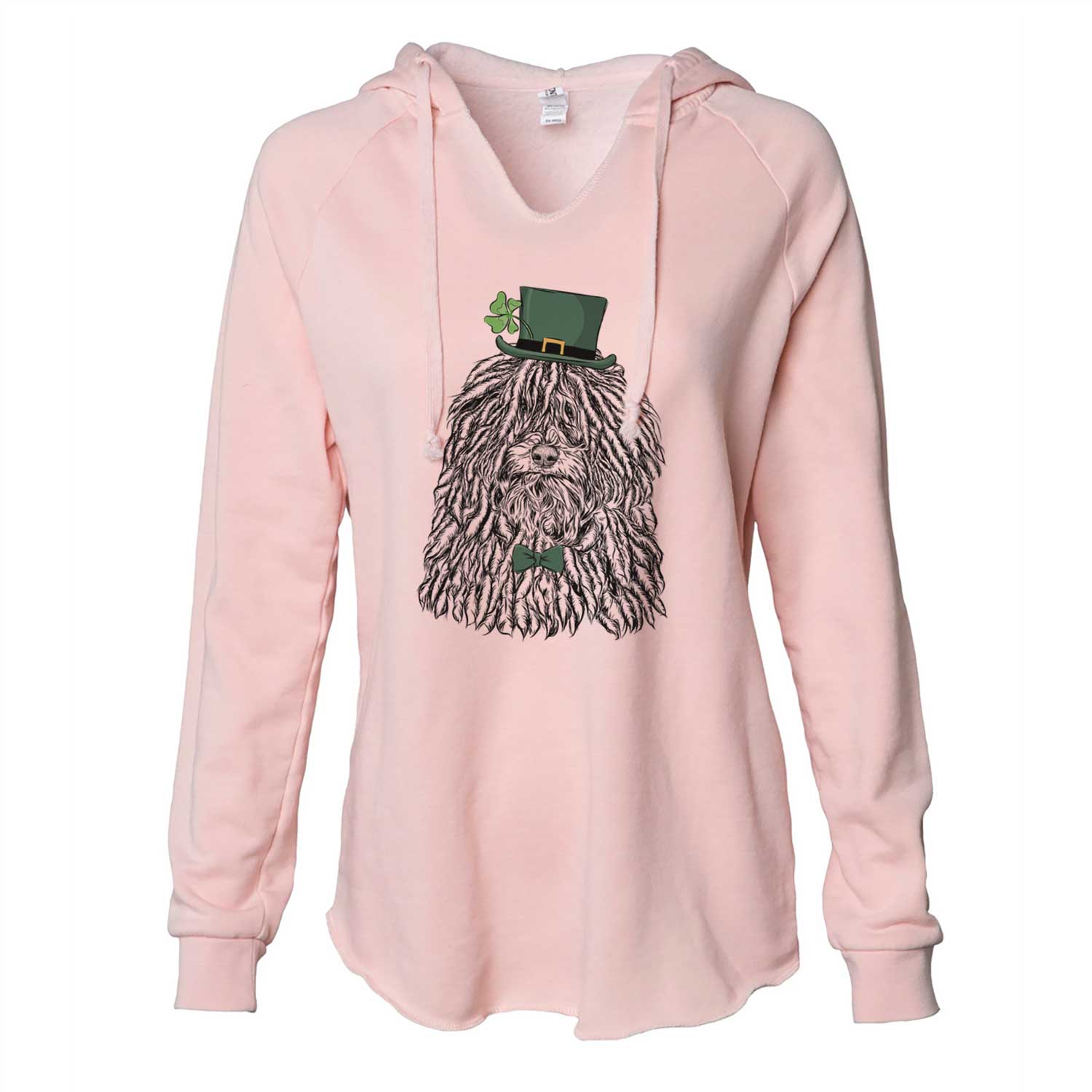 St. Patrick's Rezi the Puli - Cali Wave Hooded Sweatshirt