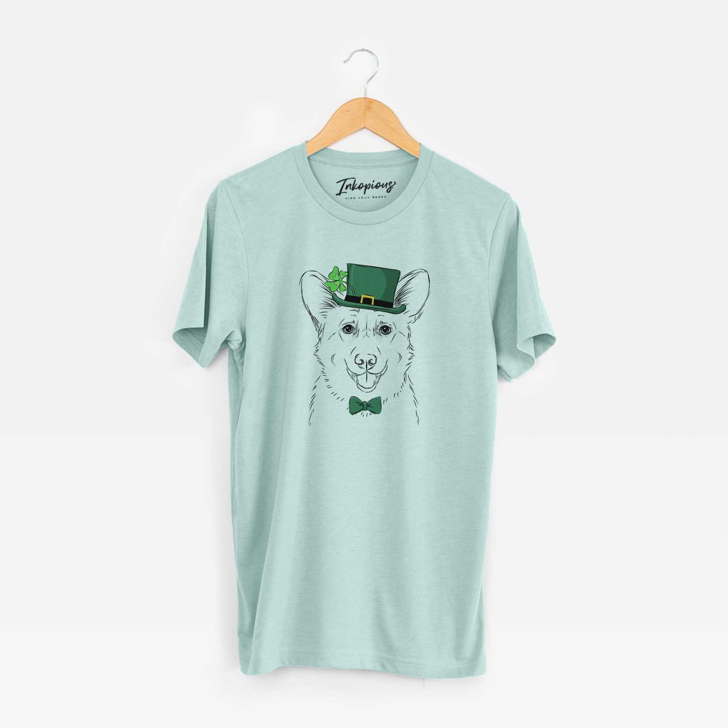 St. Patrick's Ricco the Corgi - Unisex Crewneck