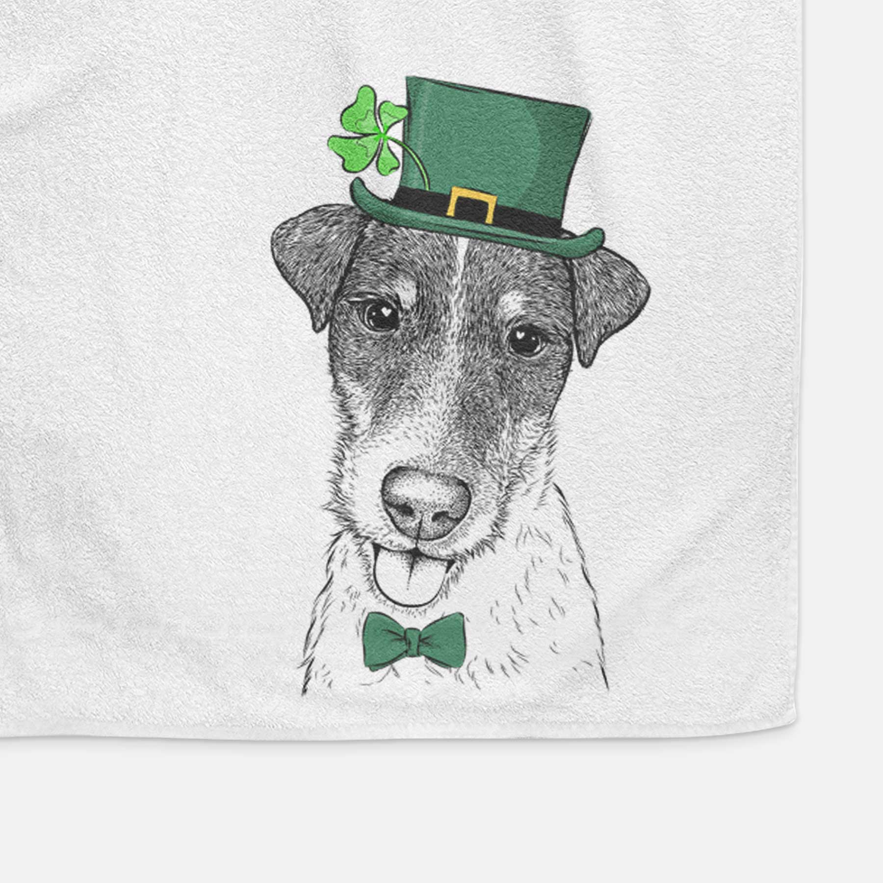 Rider the Parson Russell Terrier Decorative Hand Towel