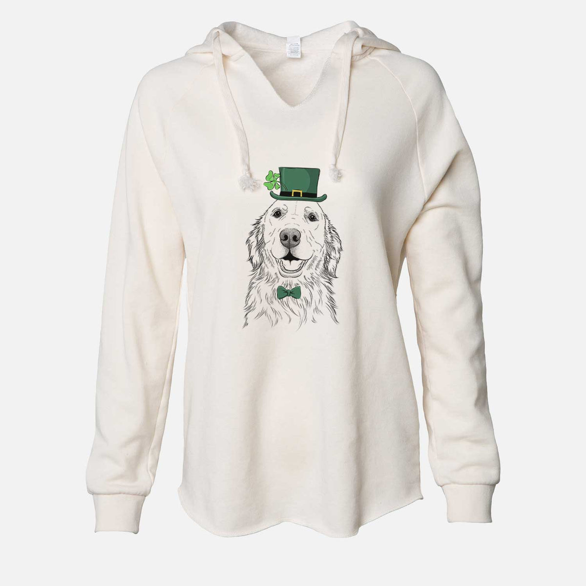 St. Patrick's Ridge the Golden Retriever - Cali Wave Hooded Sweatshirt