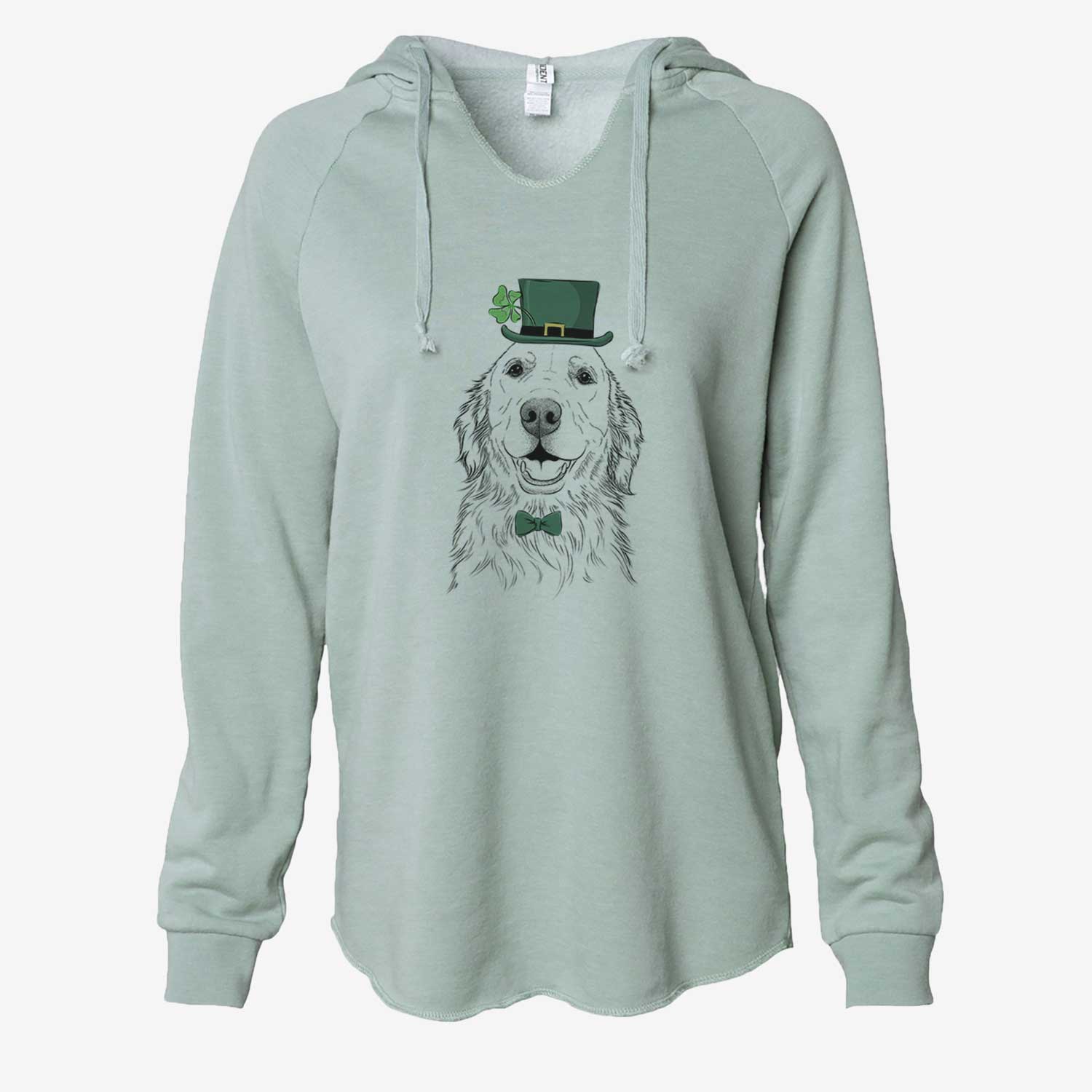 St. Patrick's Ridge the Golden Retriever - Cali Wave Hooded Sweatshirt