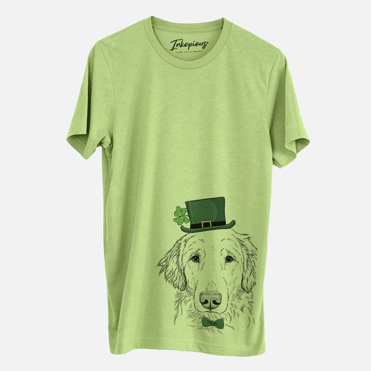 St. Patrick's Riley the Golden Retriever - Unisex Crewneck