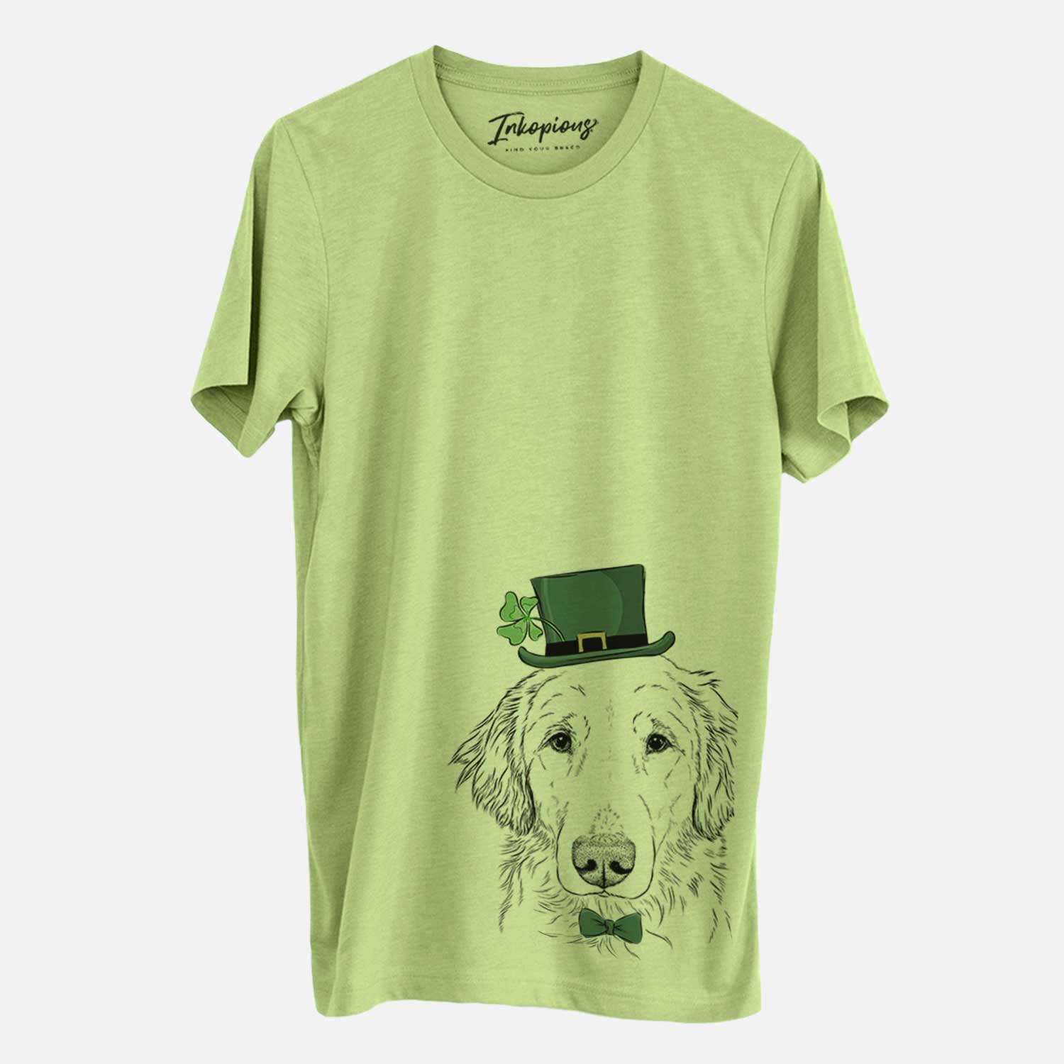 St. Patrick's Riley the Golden Retriever - Unisex Crewneck