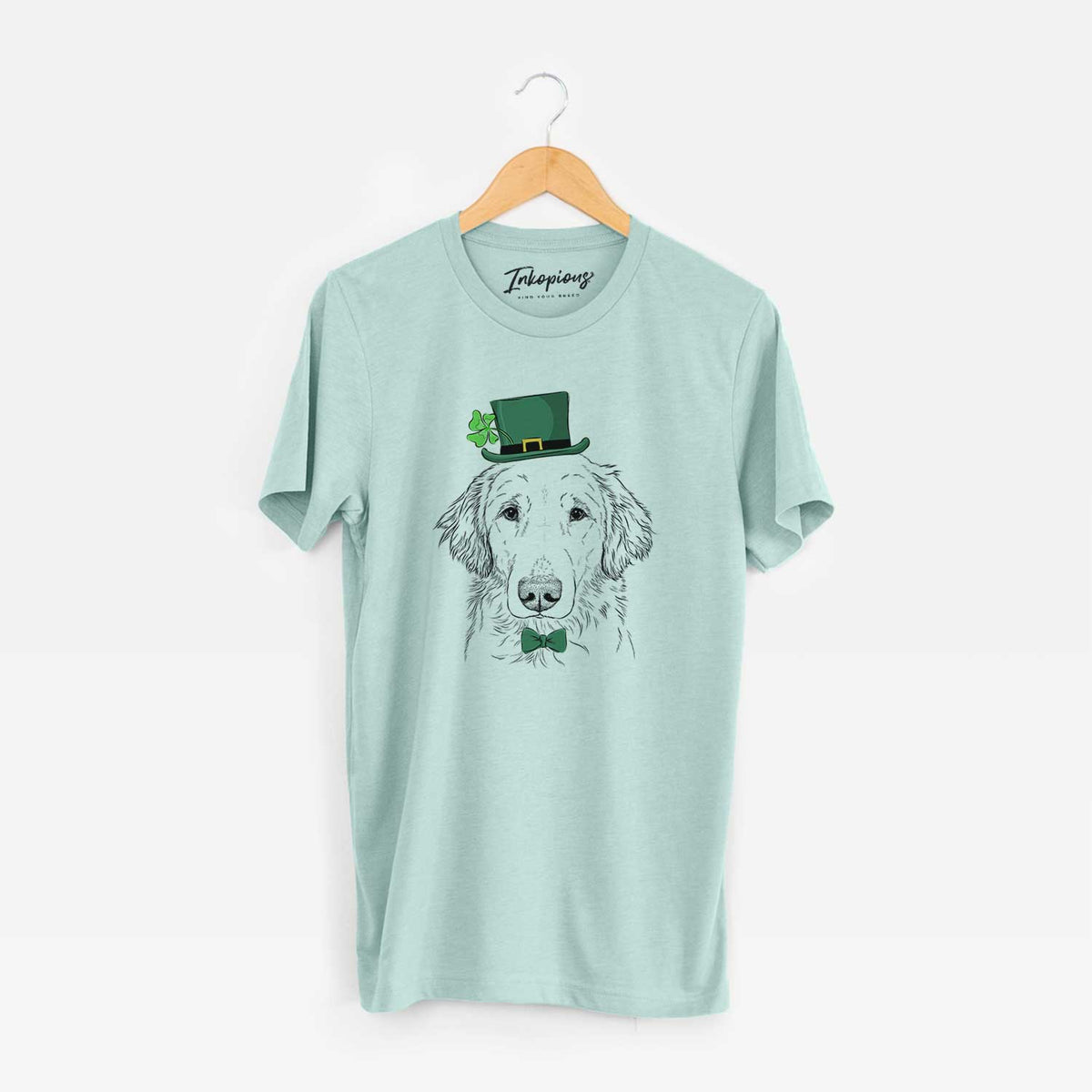 St. Patrick's Riley the Golden Retriever - Unisex Crewneck