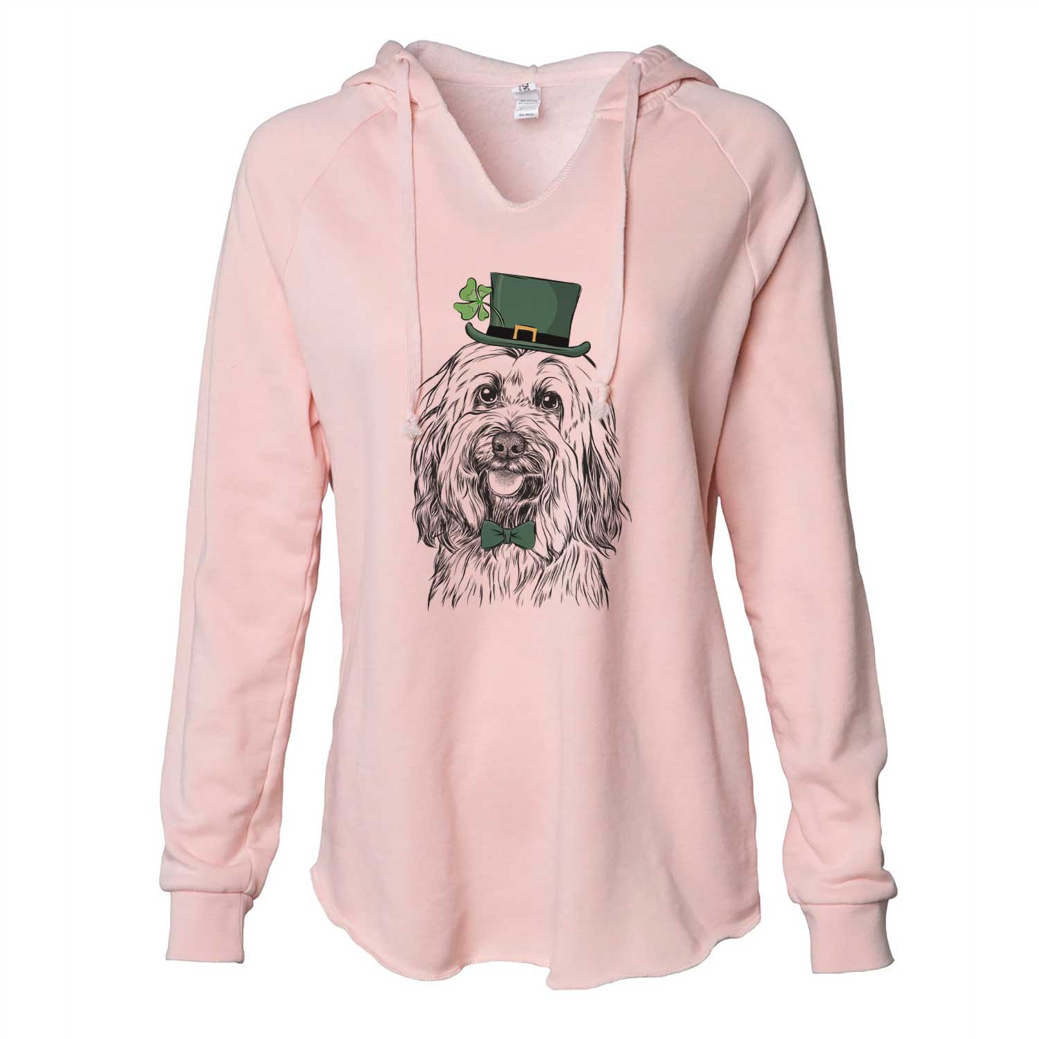 St. Patrick's Rime the Tibetan Terrier - Cali Wave Hooded Sweatshirt