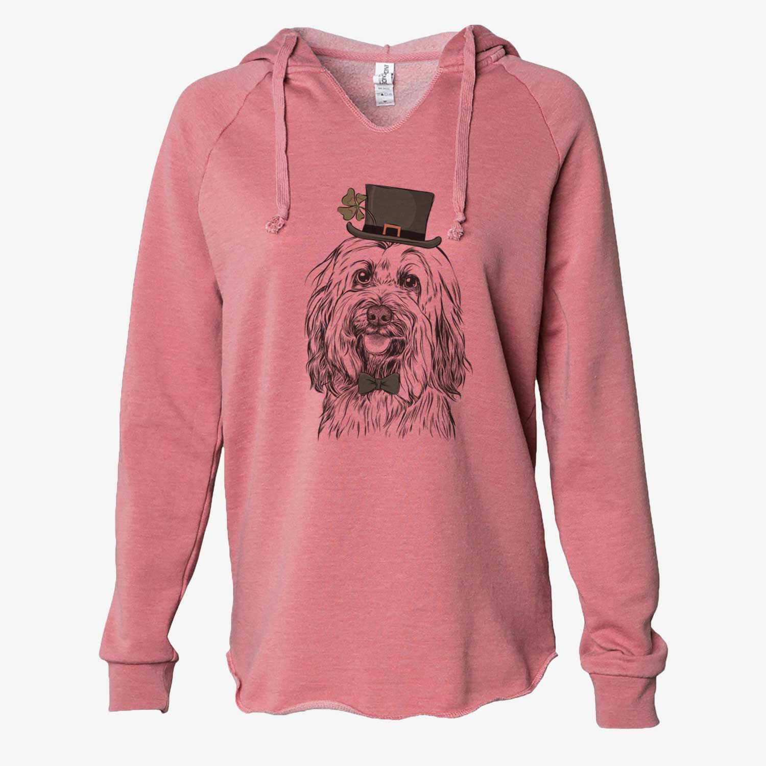 St. Patrick's Rime the Tibetan Terrier - Cali Wave Hooded Sweatshirt