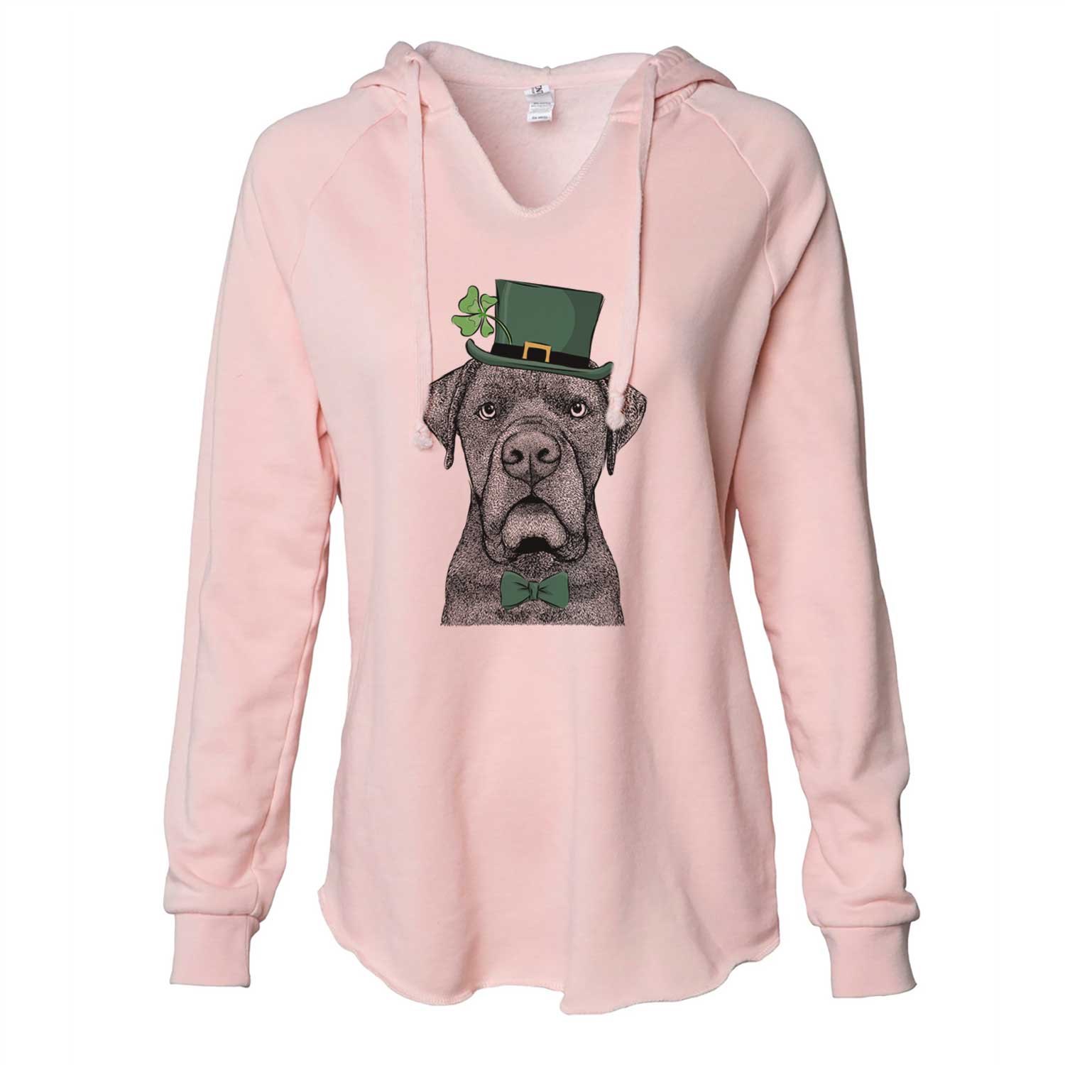 St. Patrick's Rocco the Cane Corso - Cali Wave Hooded Sweatshirt