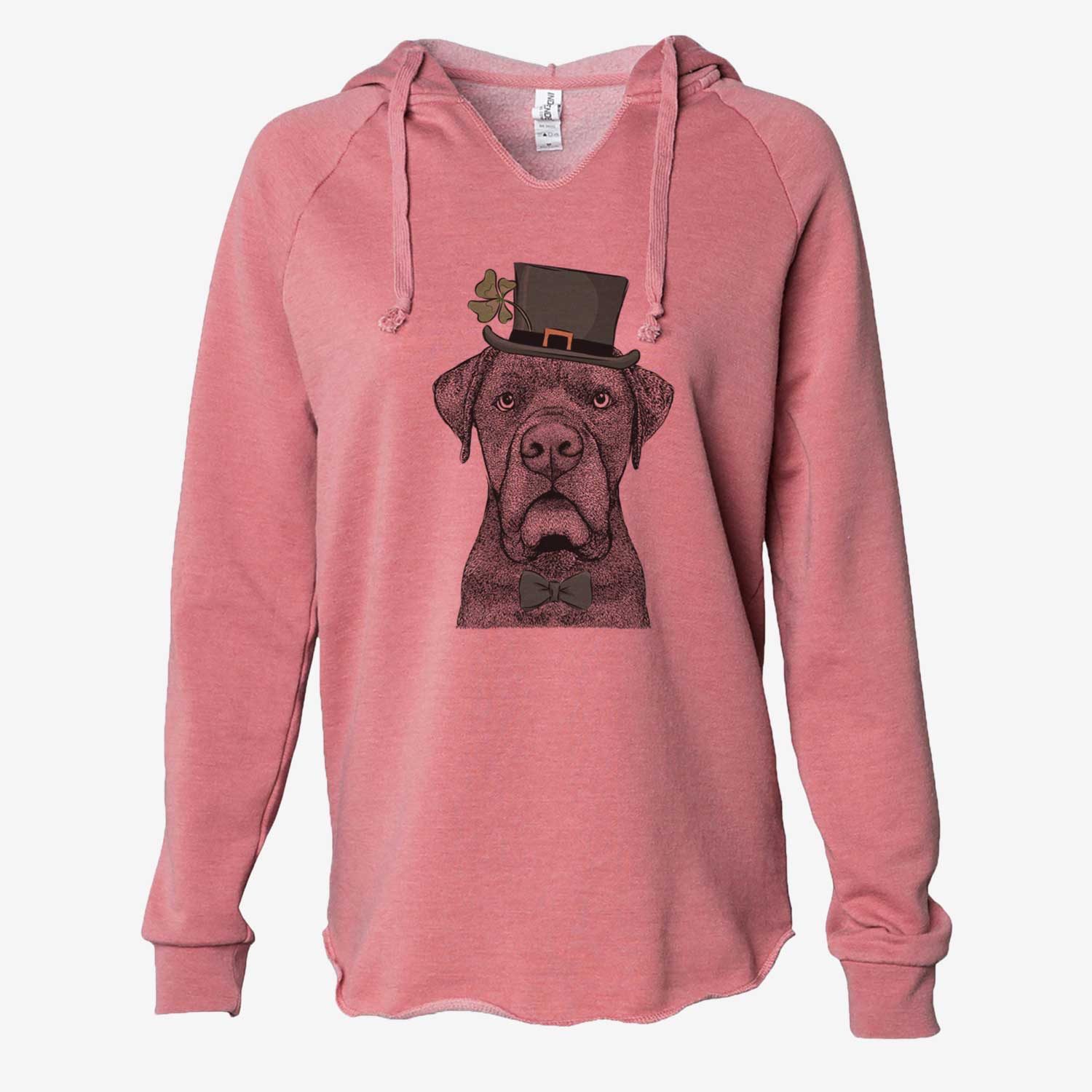 St. Patrick's Rocco the Cane Corso - Cali Wave Hooded Sweatshirt