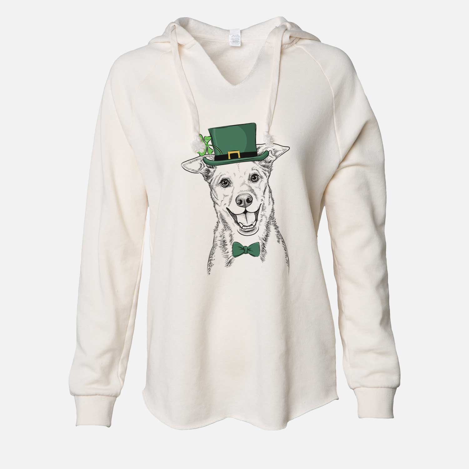 St. Patrick's Rocco the Mixed Breed - Cali Wave Hooded Sweatshirt