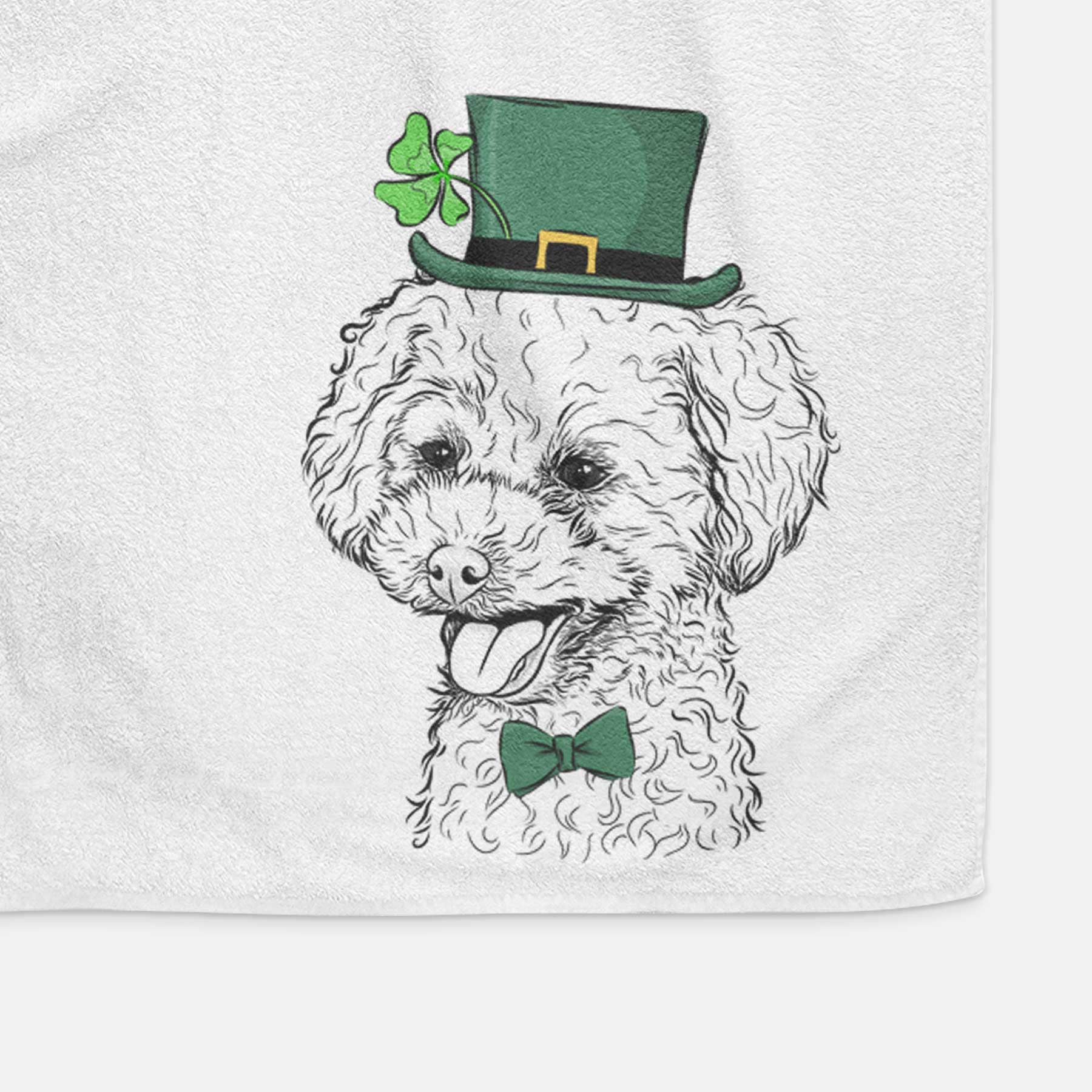 Rocky the Teacup Poodle Decorative Hand Towel