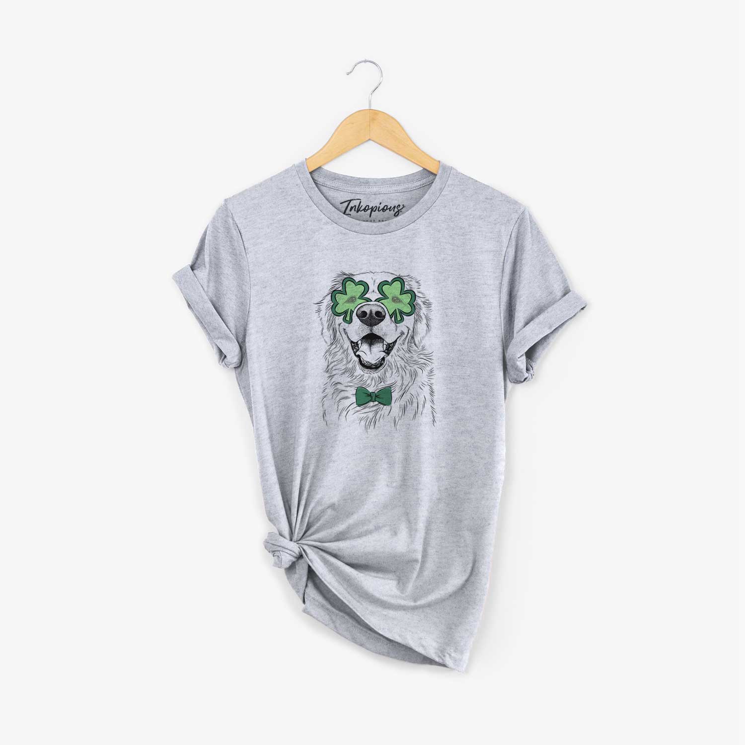 St. Patrick's Roger the Golden Retriever - Unisex Crewneck