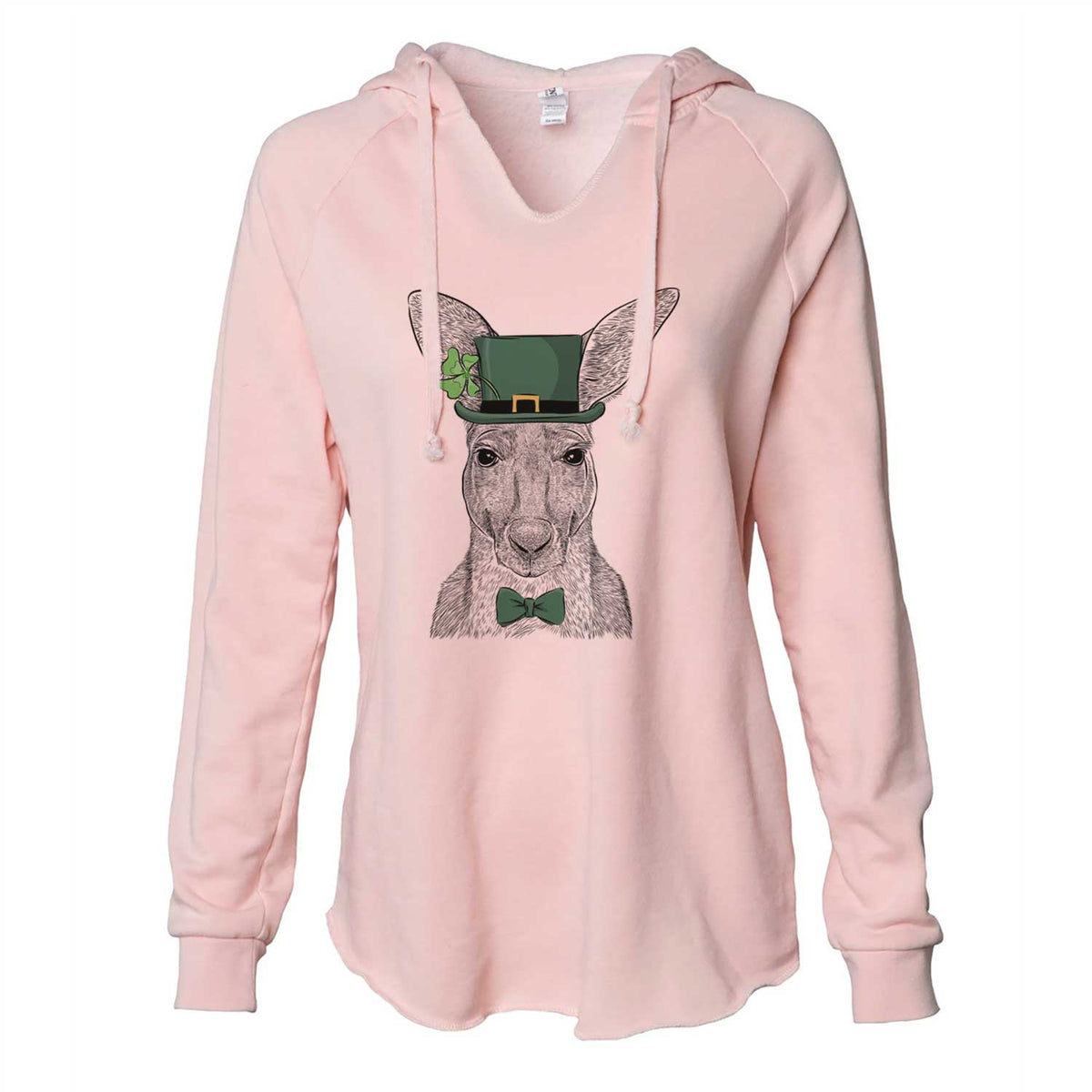 St. Patrick's Roger the Red Kangaroo - Cali Wave Hooded Sweatshirt