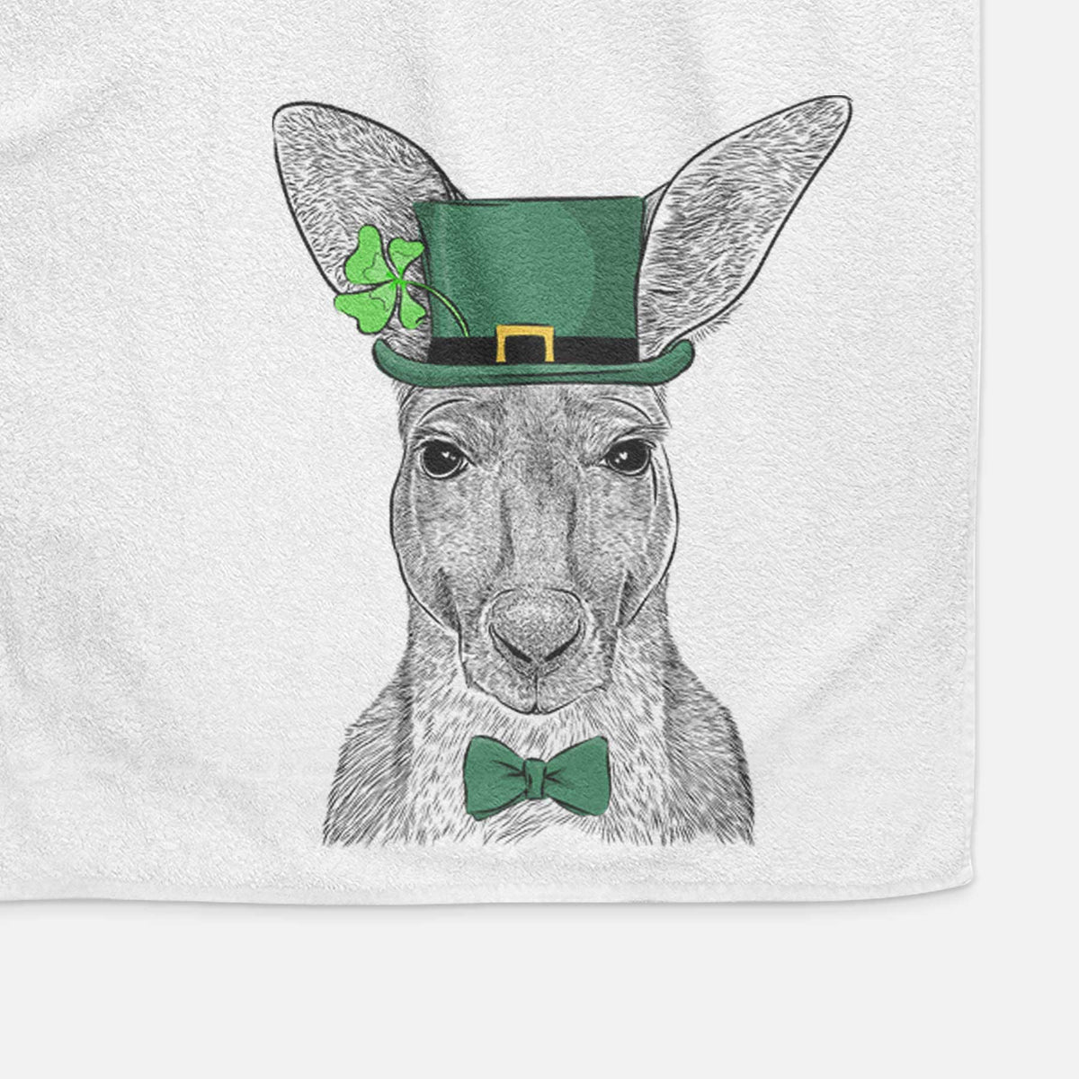 Roger the Red Kangaroo Decorative Hand Towel