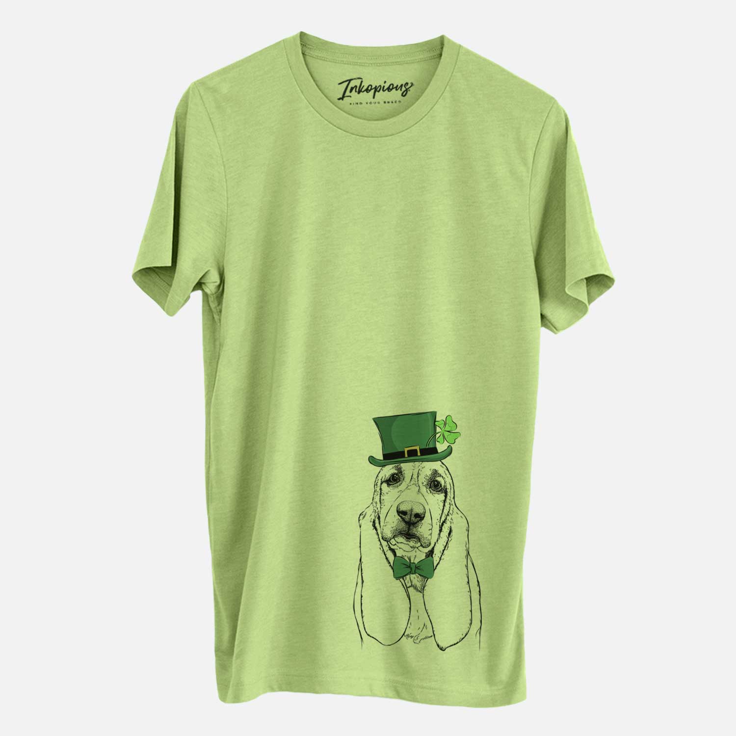 St. Patrick's Rolo the Basset Hound - Unisex Crewneck