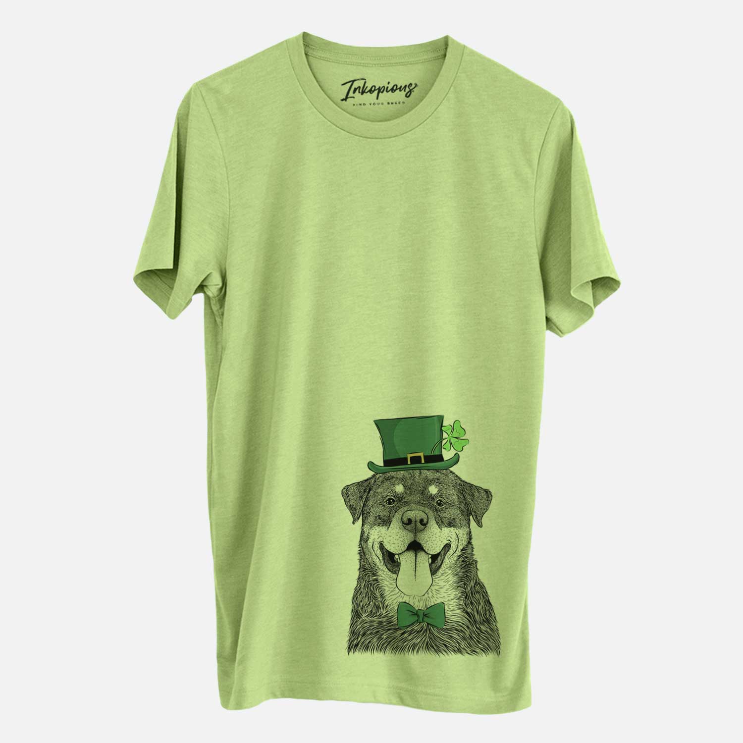 St. Patrick's Romeo the Rottweiler - Unisex Crewneck