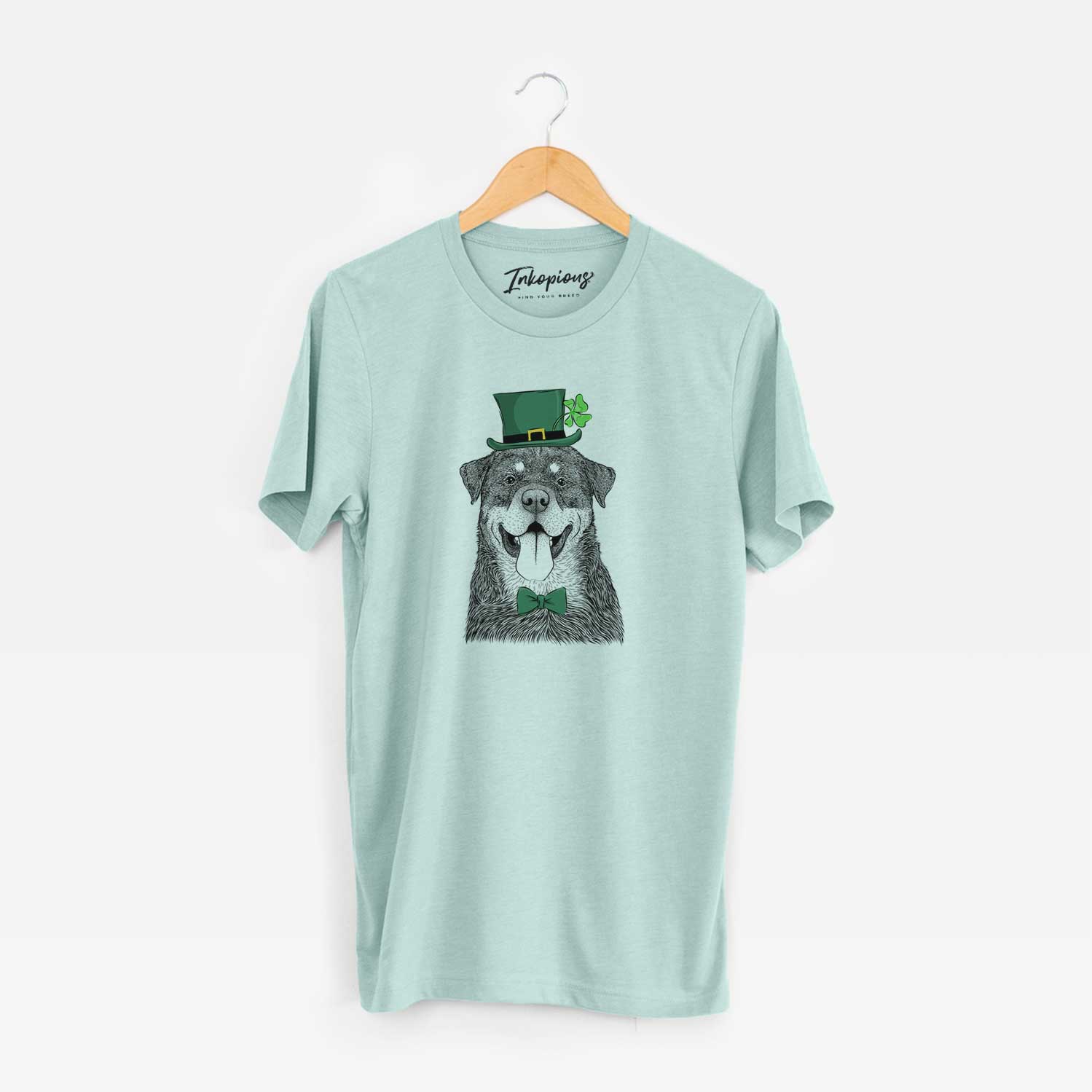 St. Patrick's Romeo the Rottweiler - Unisex Crewneck