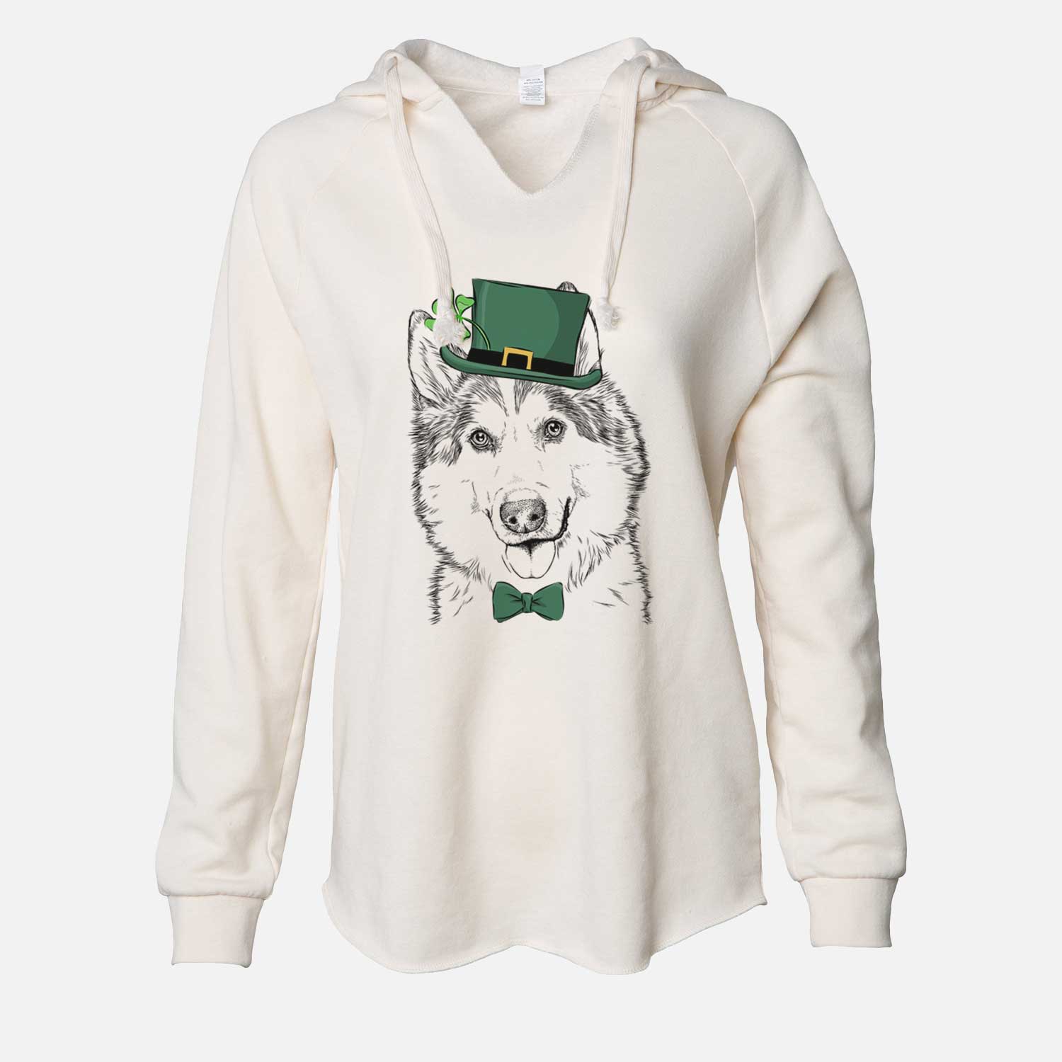 St. Patrick's Roshi the Mixed Breed - Cali Wave Hooded Sweatshirt