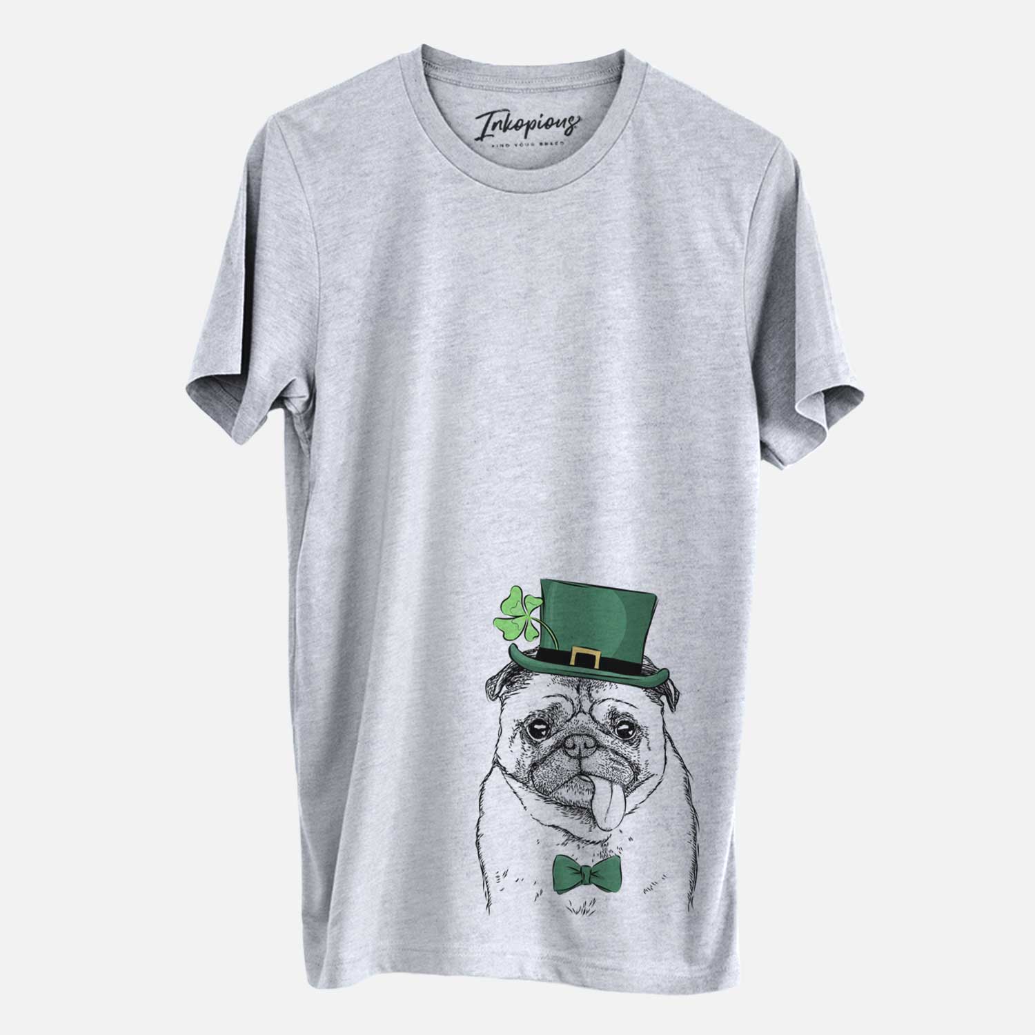 St. Patrick's Rosie the Pug - Unisex Crewneck