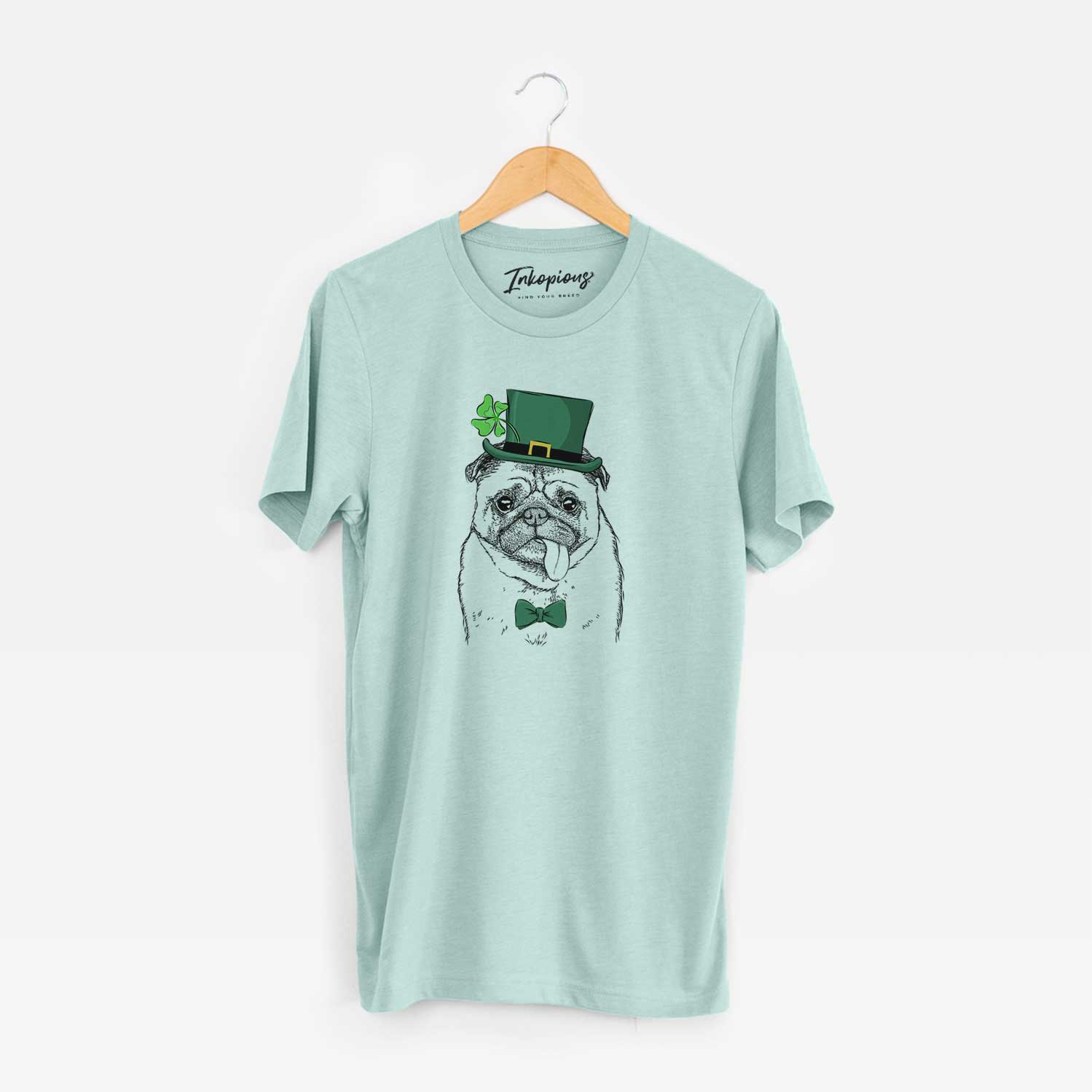 St. Patrick's Rosie the Pug - Unisex Crewneck