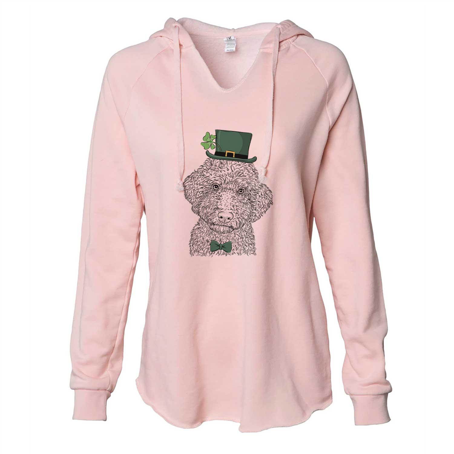 St. Patrick's Ross the Lagotto Romagnolo - Cali Wave Hooded Sweatshirt