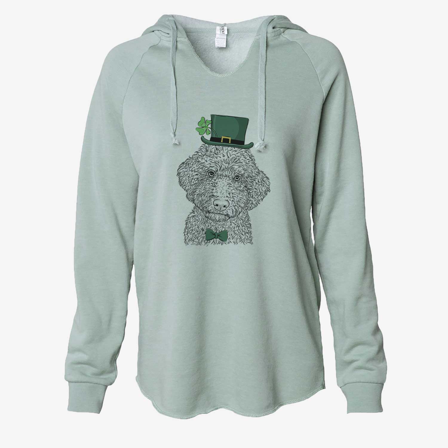 St. Patrick's Ross the Lagotto Romagnolo - Cali Wave Hooded Sweatshirt