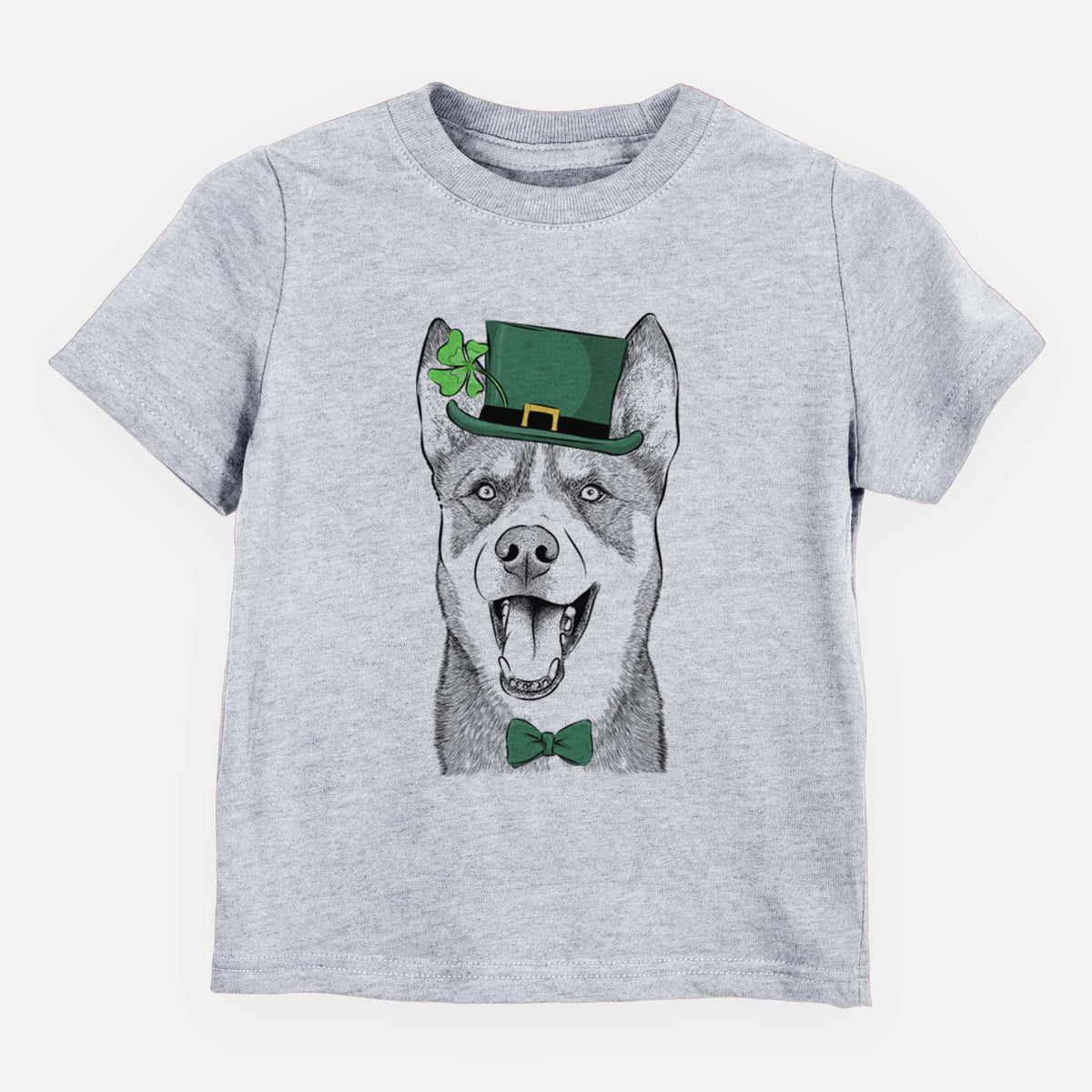 St. Patricks Roux the Siberian Husky - Kids/Youth/Toddler Shirt