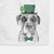 Rowdy Rex the Boxer Decorative Hand Towel