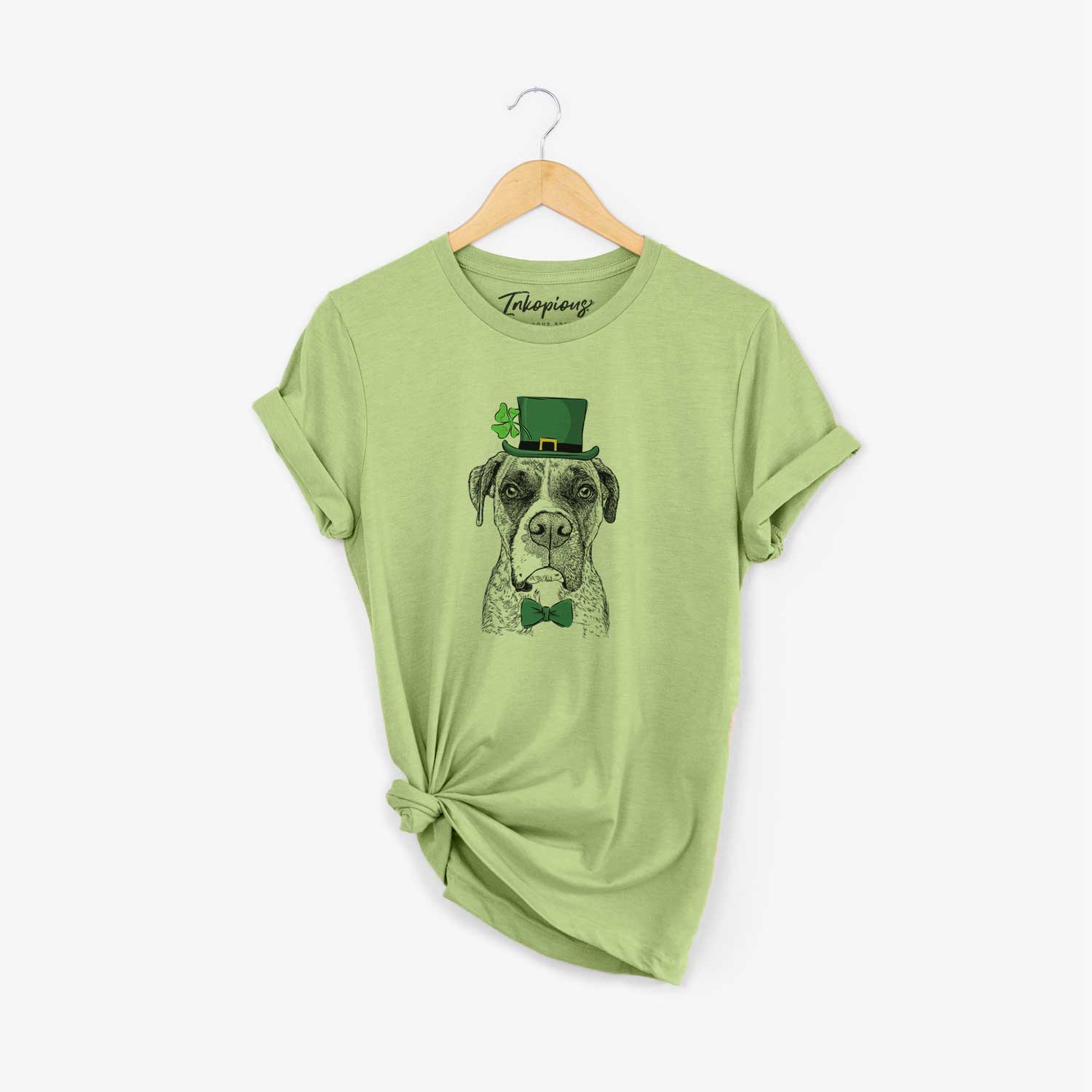 St. Patrick's Rowdy Rex the Boxer - Unisex Crewneck