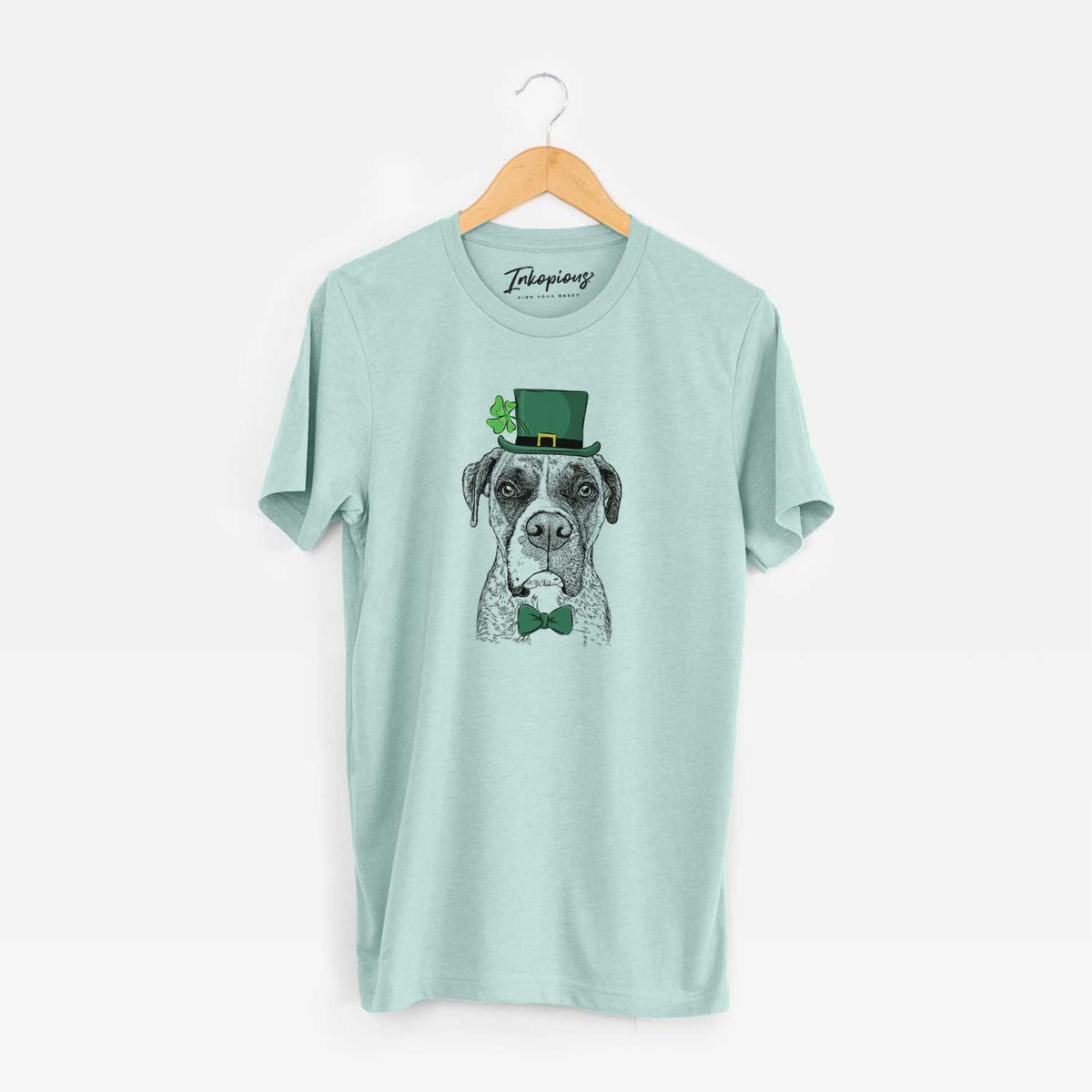St. Patrick's Rowdy Rex the Boxer - Unisex Crewneck