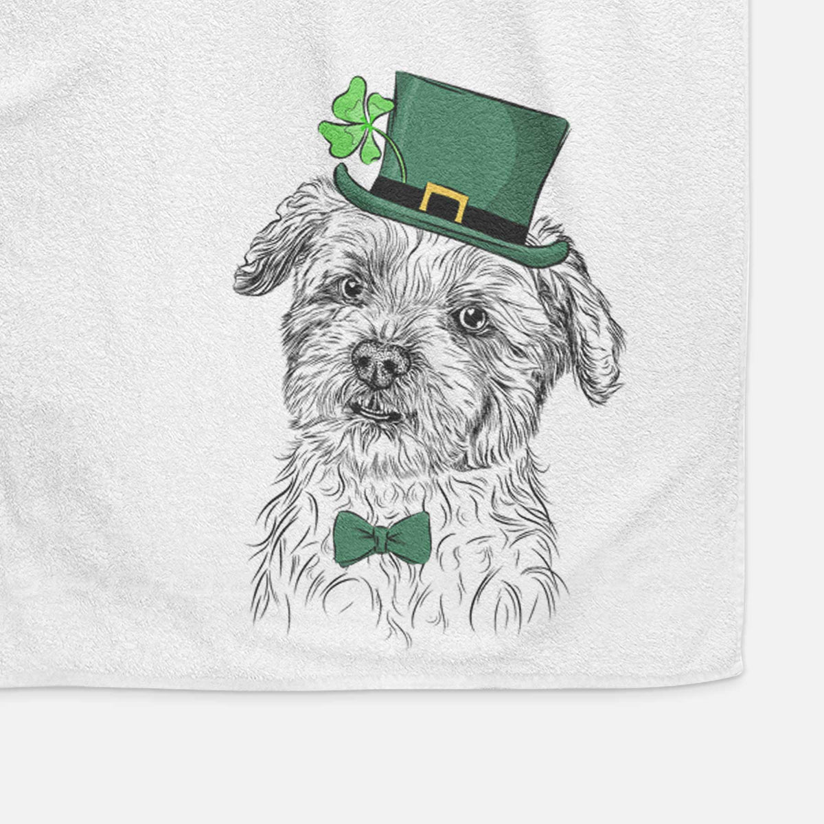 Roxie the Schnauzer Shih Tzu Mix Decorative Hand Towel