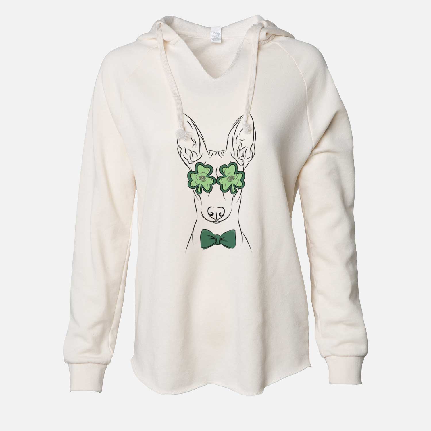 St. Patrick's Ruadh the Pharaoh Hound - Cali Wave Hooded Sweatshirt