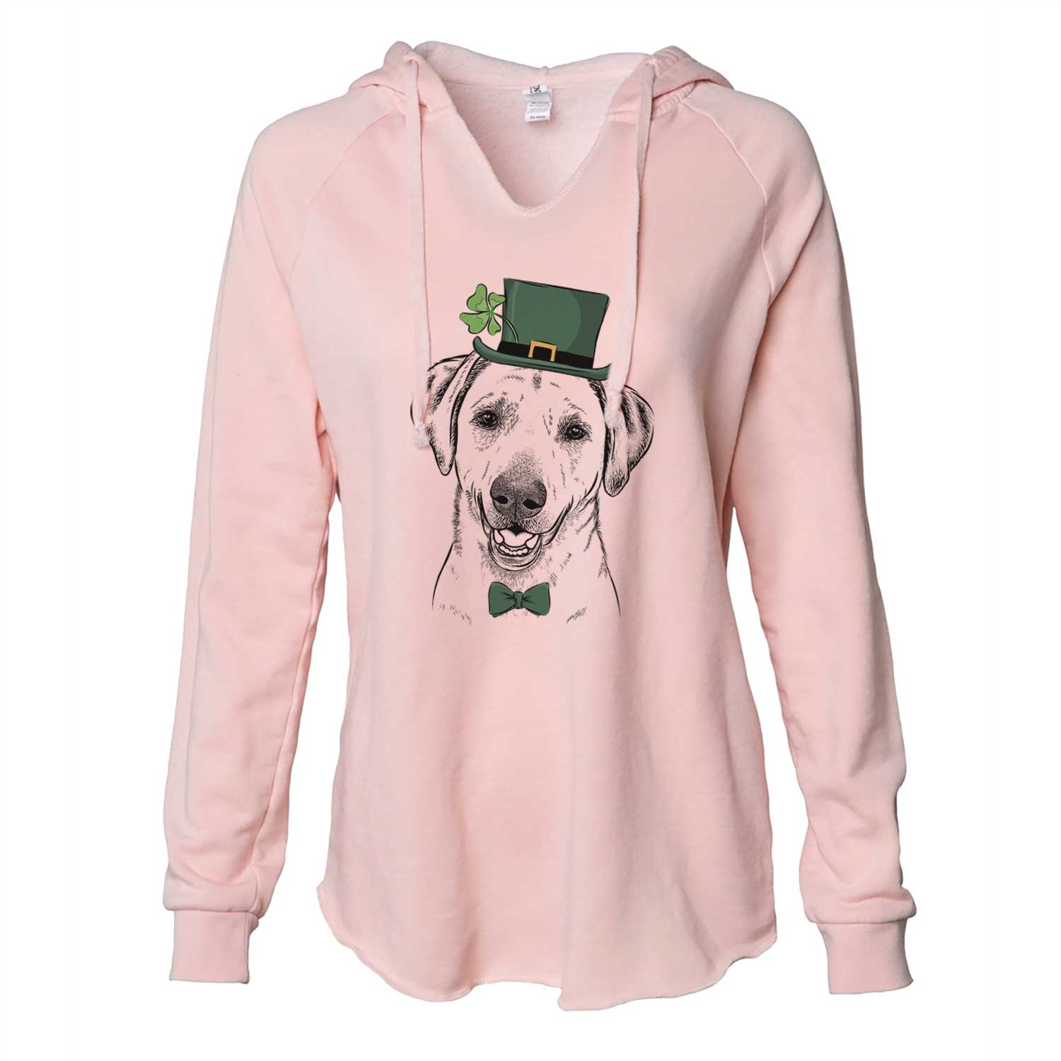 St. Patrick's Rusty the Labrador Retriever - Cali Wave Hooded Sweatshirt