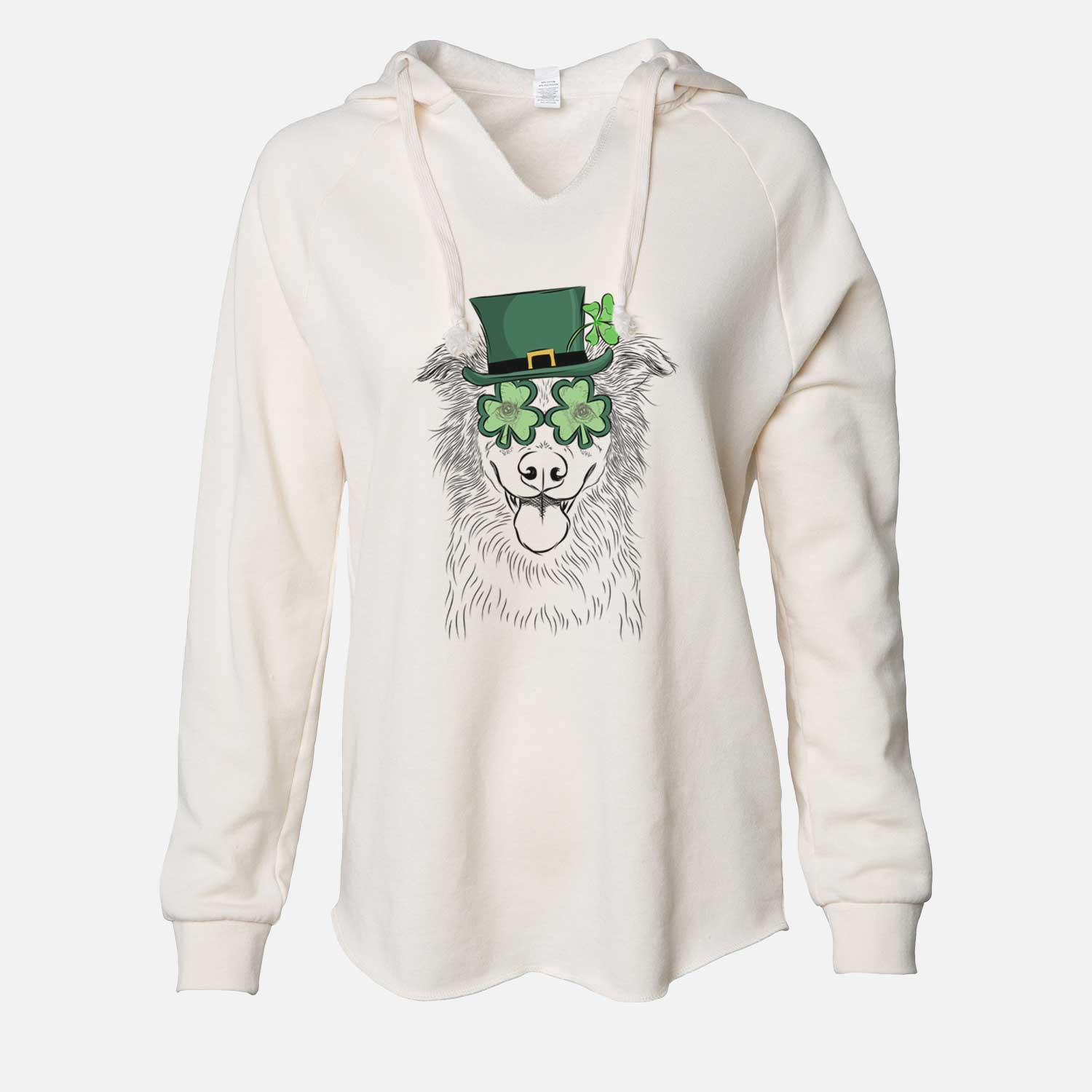 St. Patrick's Ruxtin the Mixed Breed - Cali Wave Hooded Sweatshirt