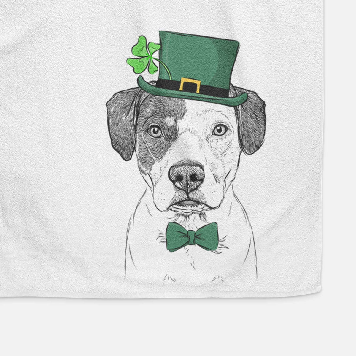 Ryleigh the Beagle Pitbull Mix Decorative Hand Towel